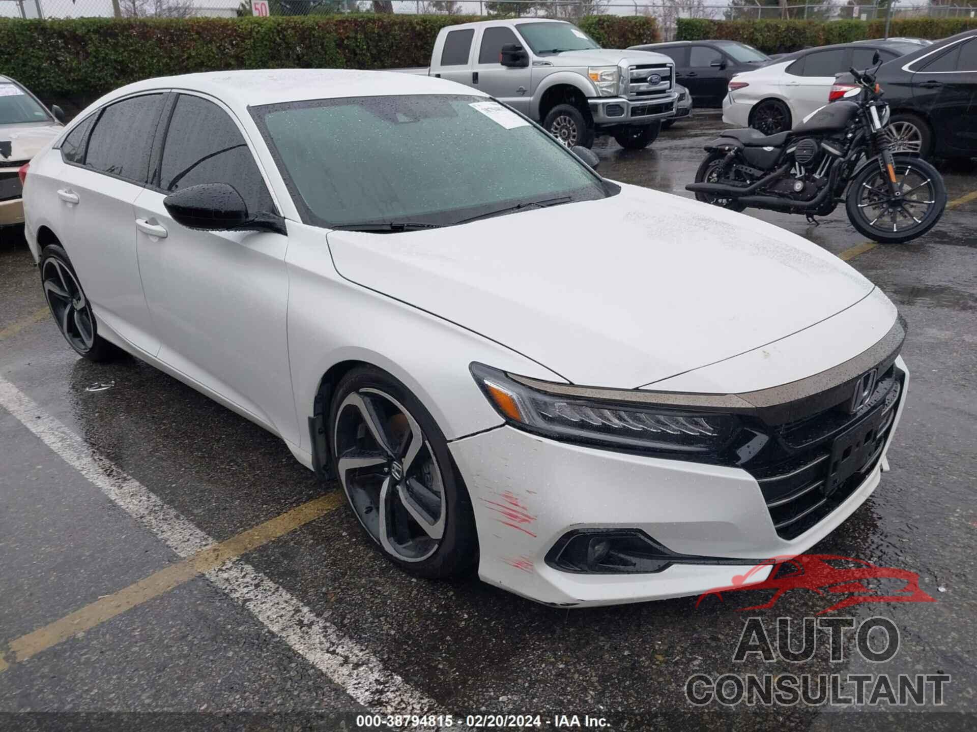 HONDA ACCORD 2022 - 1HGCV1F43NA098264