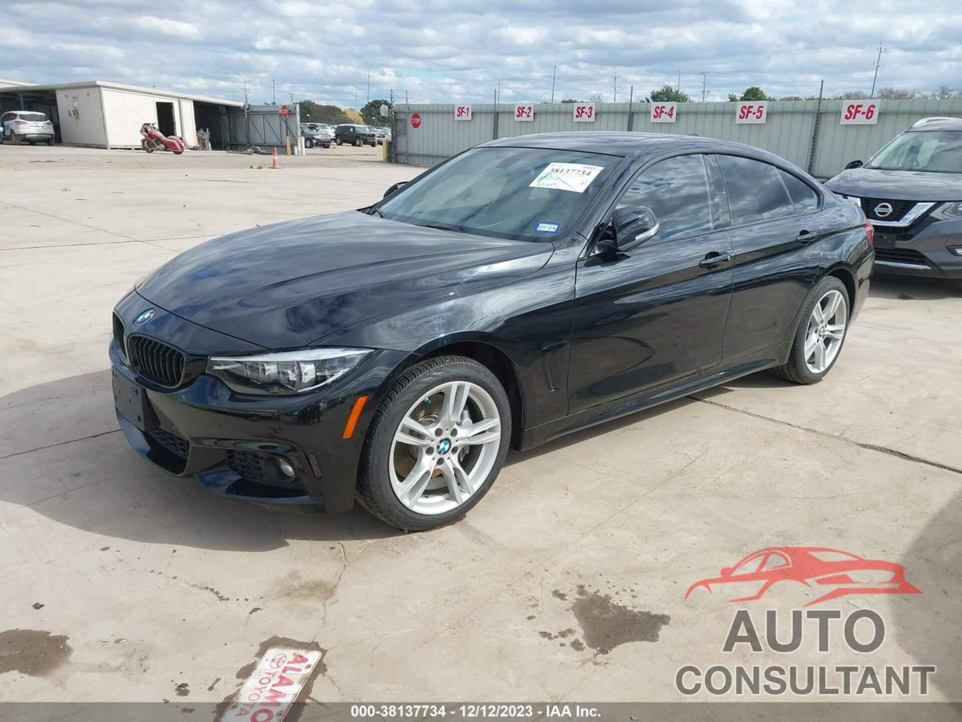 BMW 440I GRAN COUPE 2019 - WBA4J7C50KBM75537