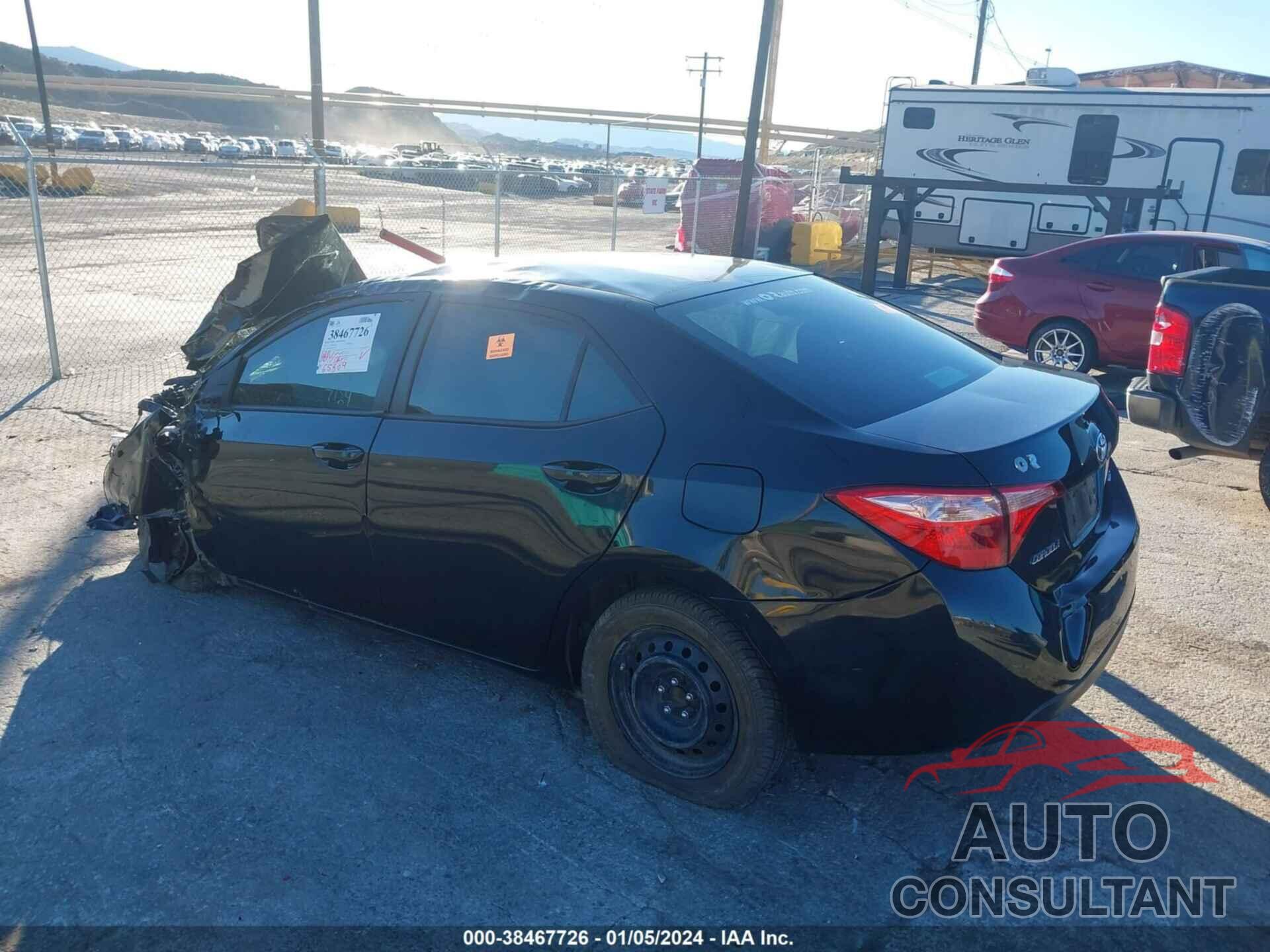 TOYOTA COROLLA 2019 - 5YFBURHE8KP937124