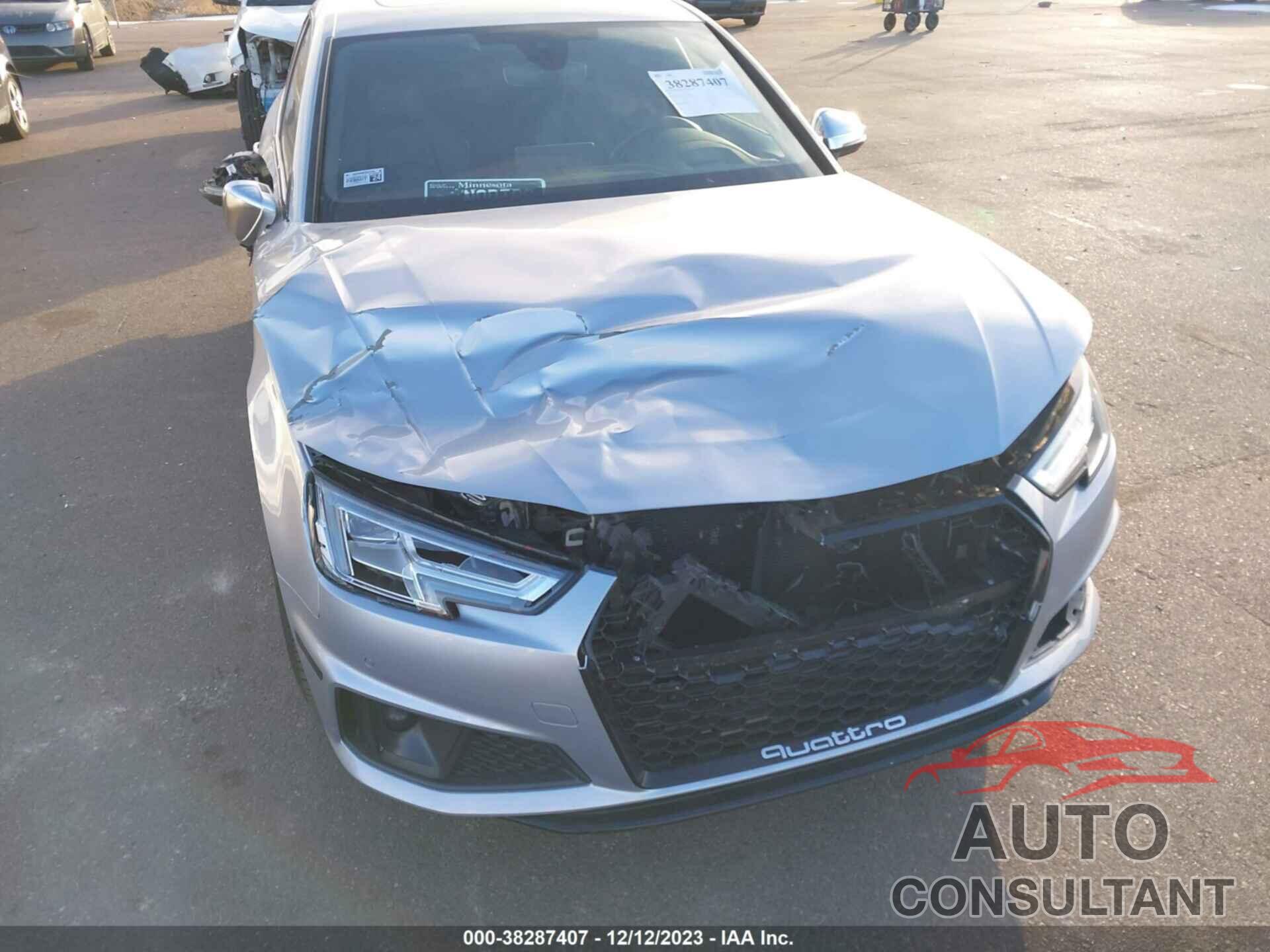 AUDI S4 2019 - WAUC4AF41KA109451