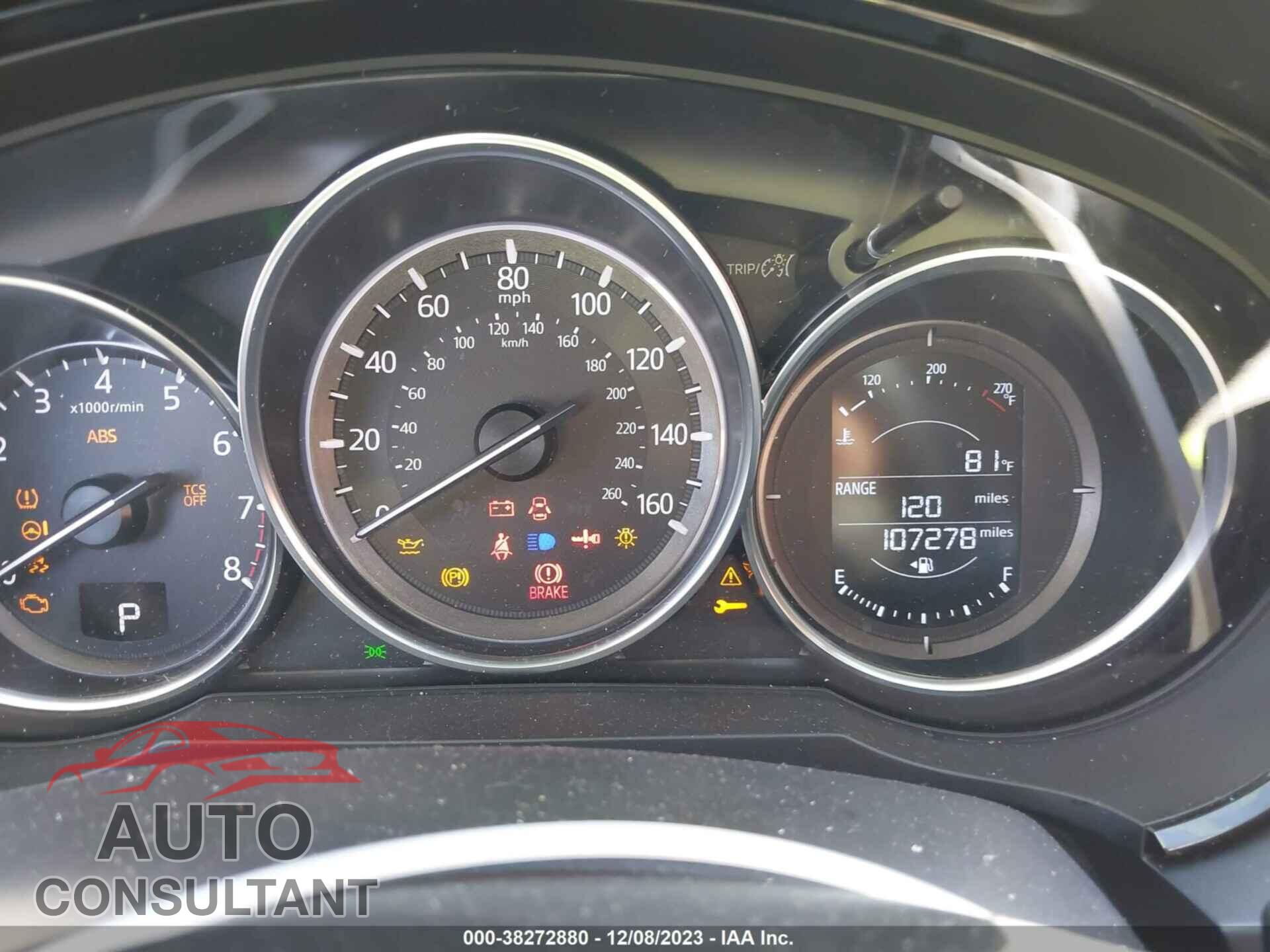 MAZDA CX-9 2016 - JM3TCABY0G0126115