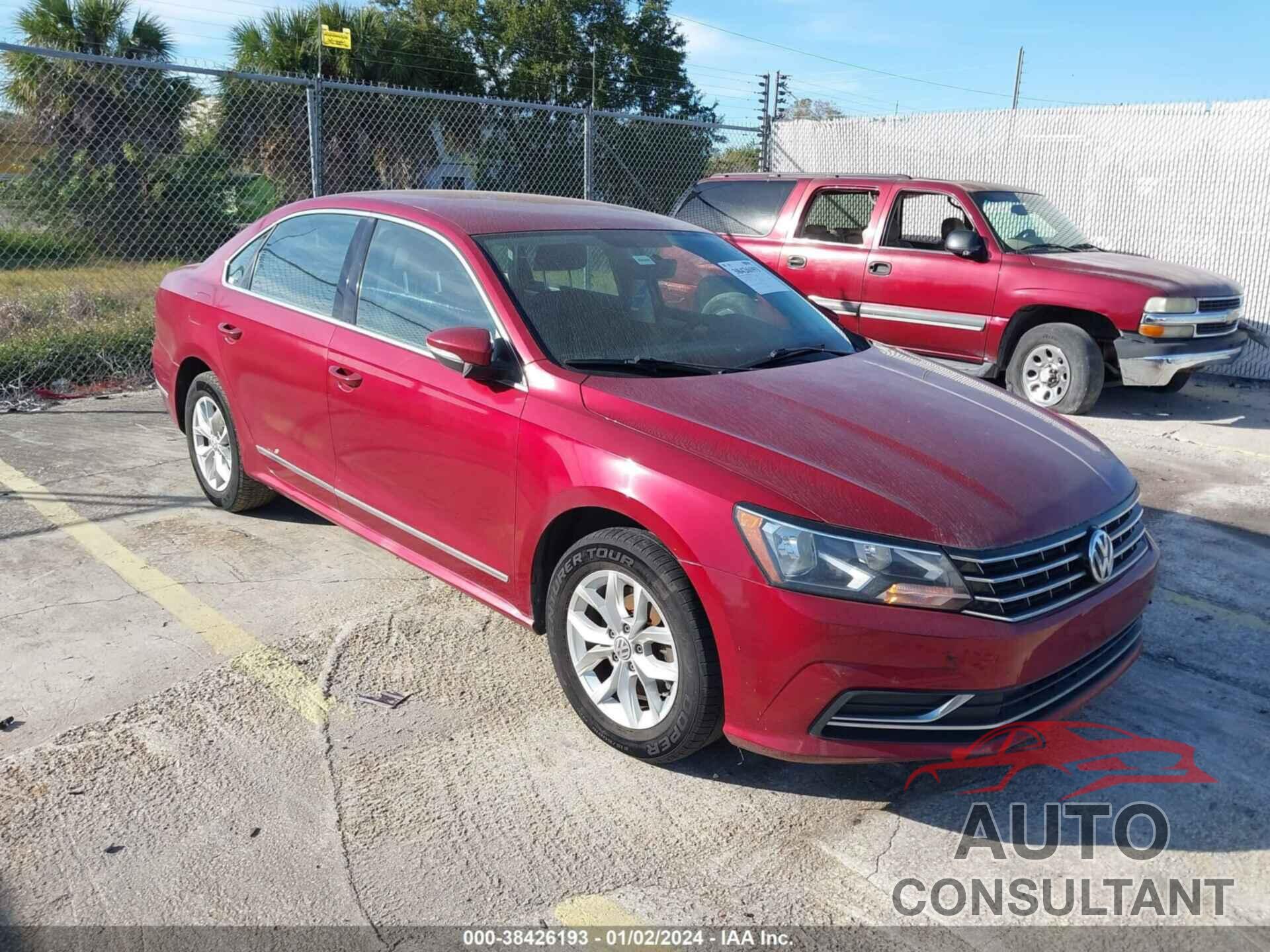 VOLKSWAGEN PASSAT 2016 - 1VWAT7A39GC059535