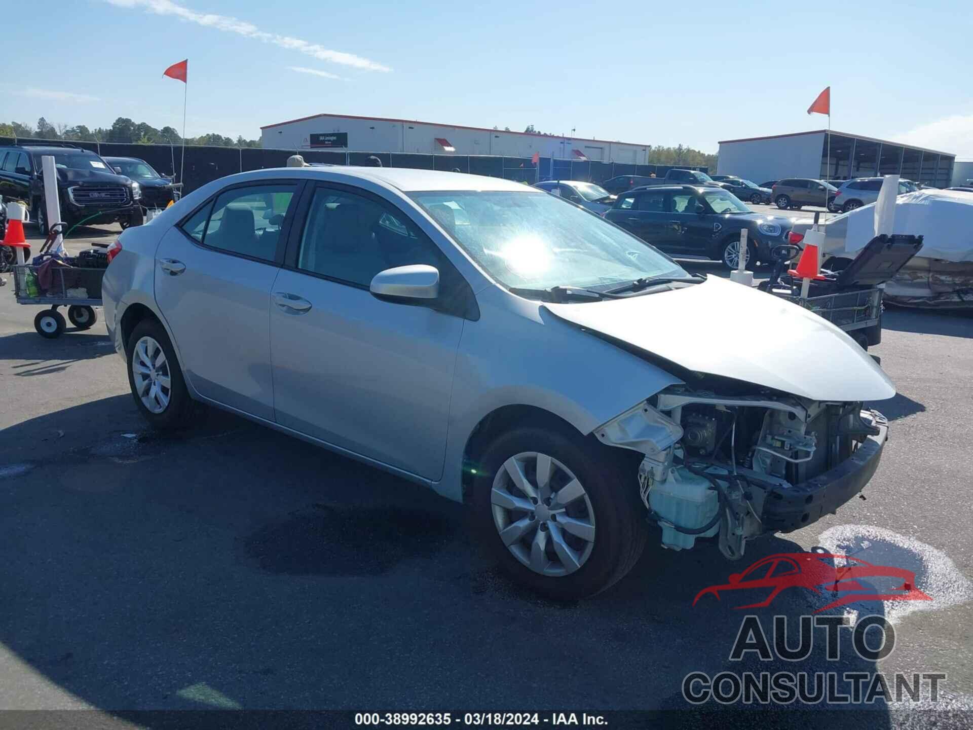 TOYOTA COROLLA 2016 - 2T1BURHEXGC701050