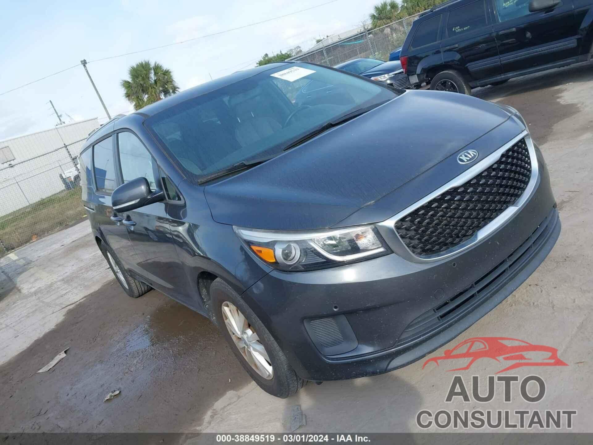 KIA SEDONA 2017 - KNDMB5C15H6269410