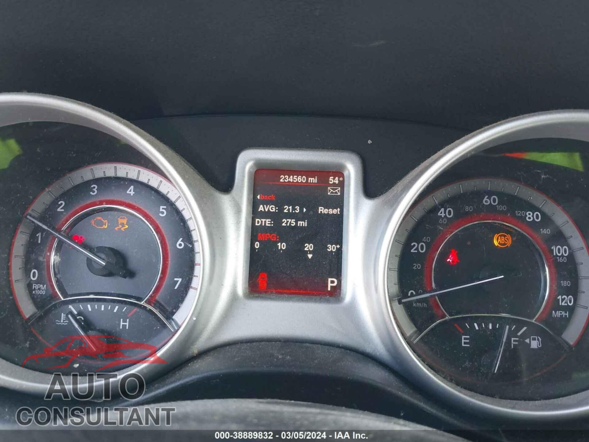 DODGE JOURNEY 2016 - 3C4PDCBG6GT171069