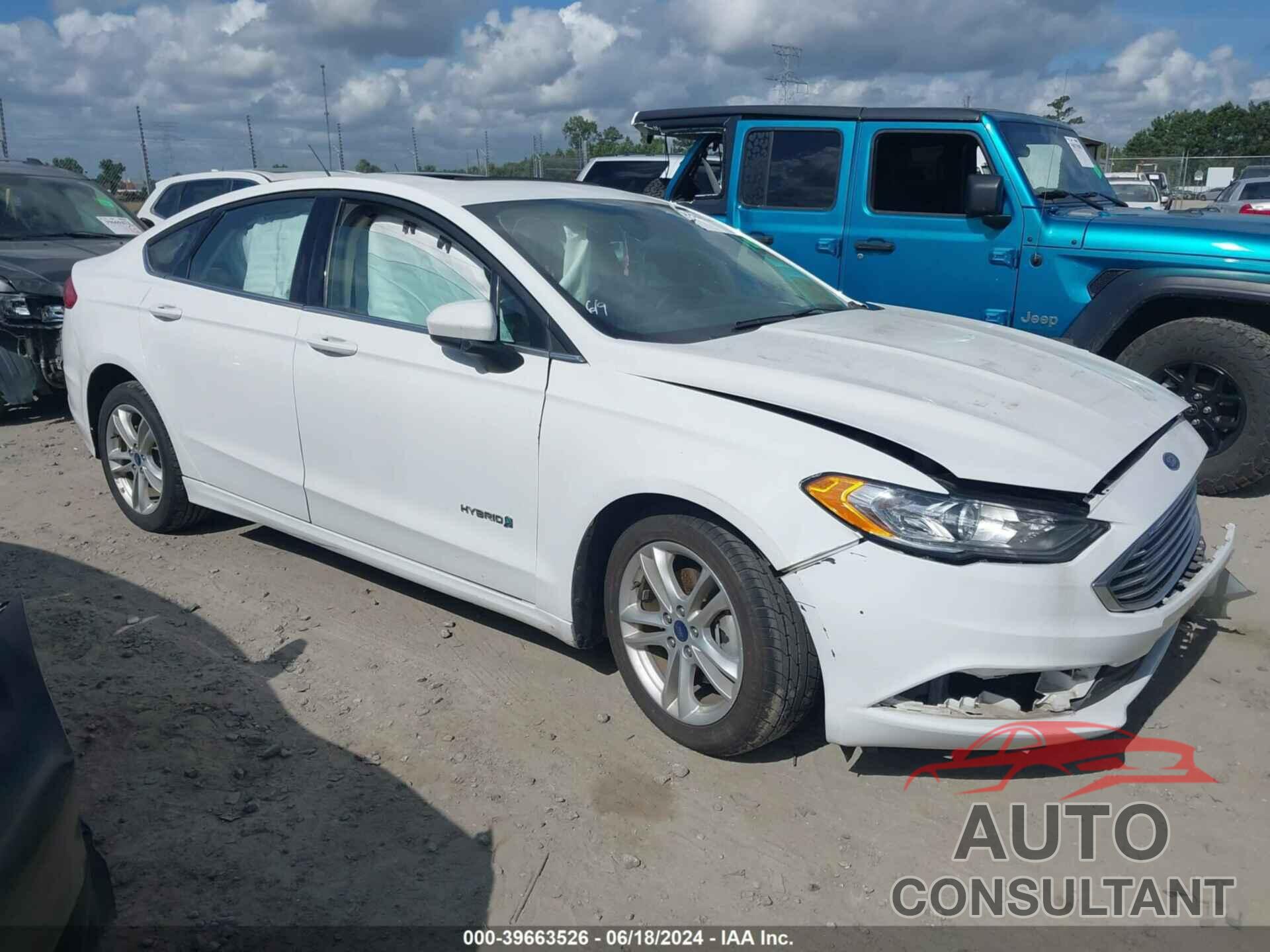 FORD FUSION HYBRID 2018 - 3FA6P0LU3JR132262