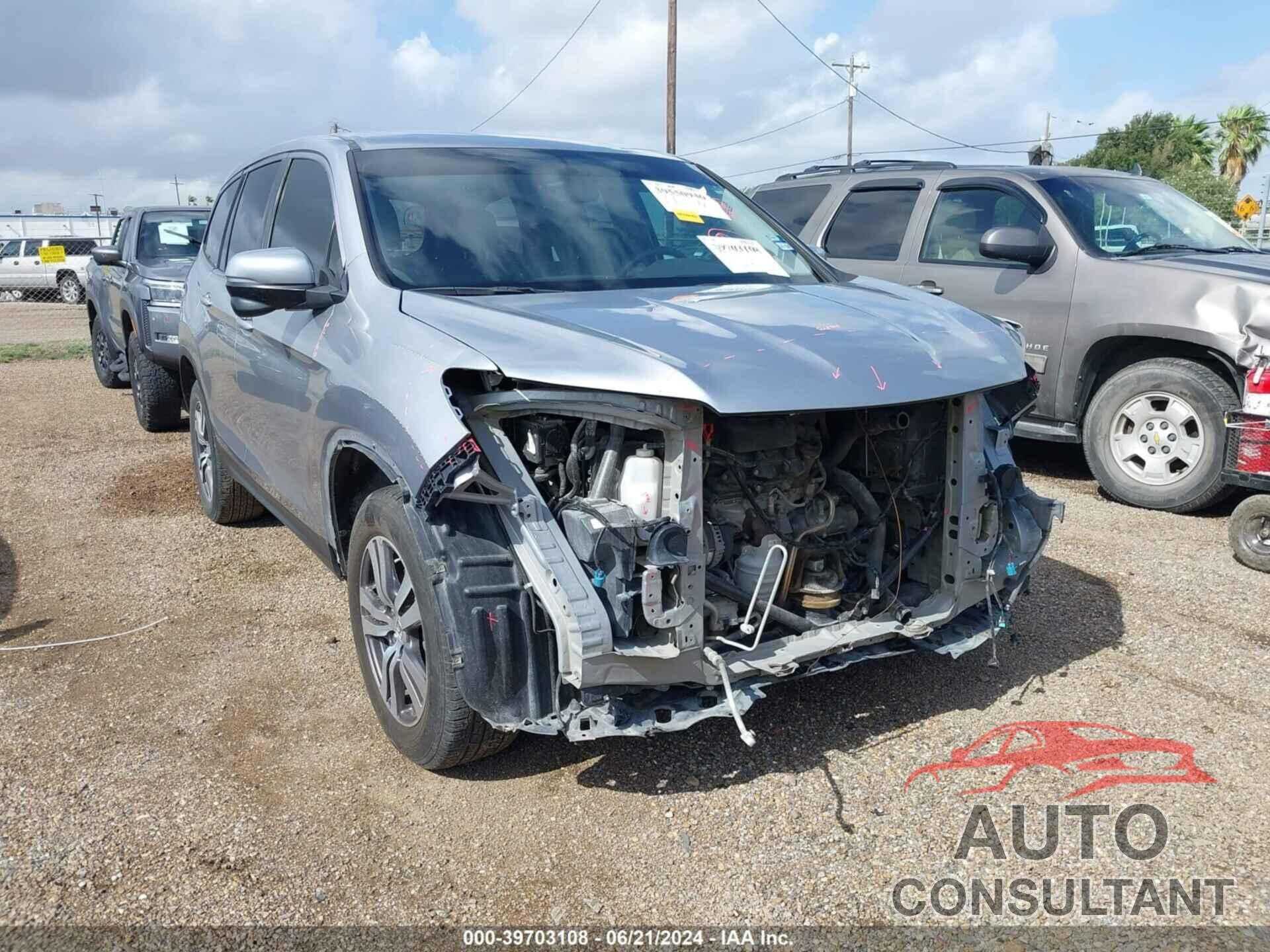 HONDA PILOT 2018 - 5FNYF6H39JB035349