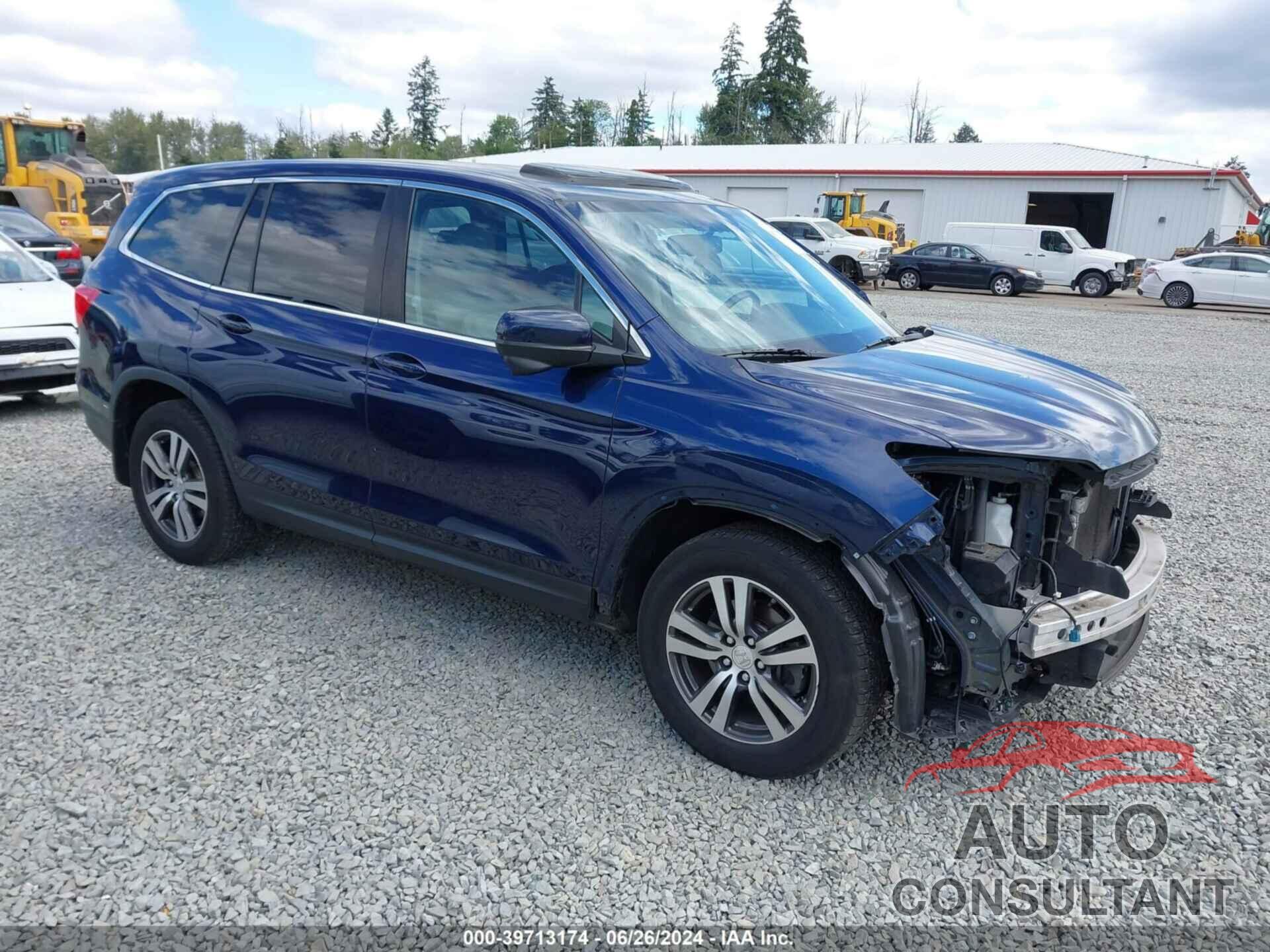 HONDA PILOT 2016 - 5FNYF6H59GB014186