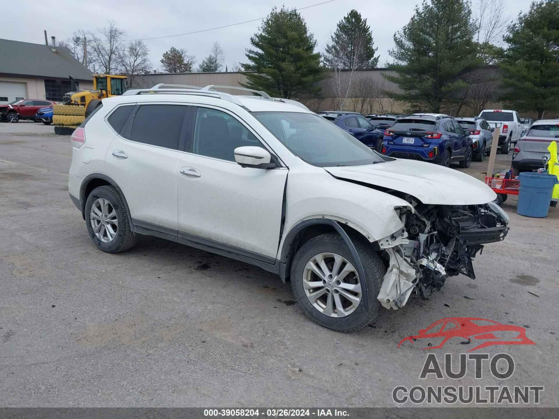 NISSAN ROGUE 2016 - KNMAT2MV0GP627179