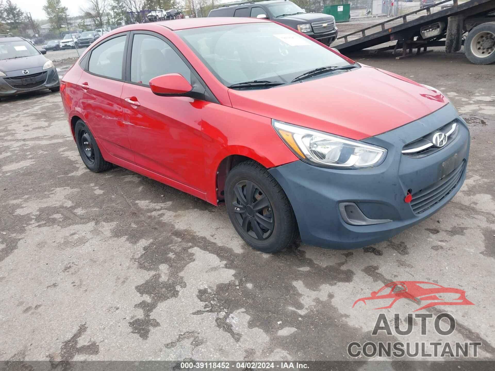 HYUNDAI ACCENT 2016 - KMHCT4AE8GU966746