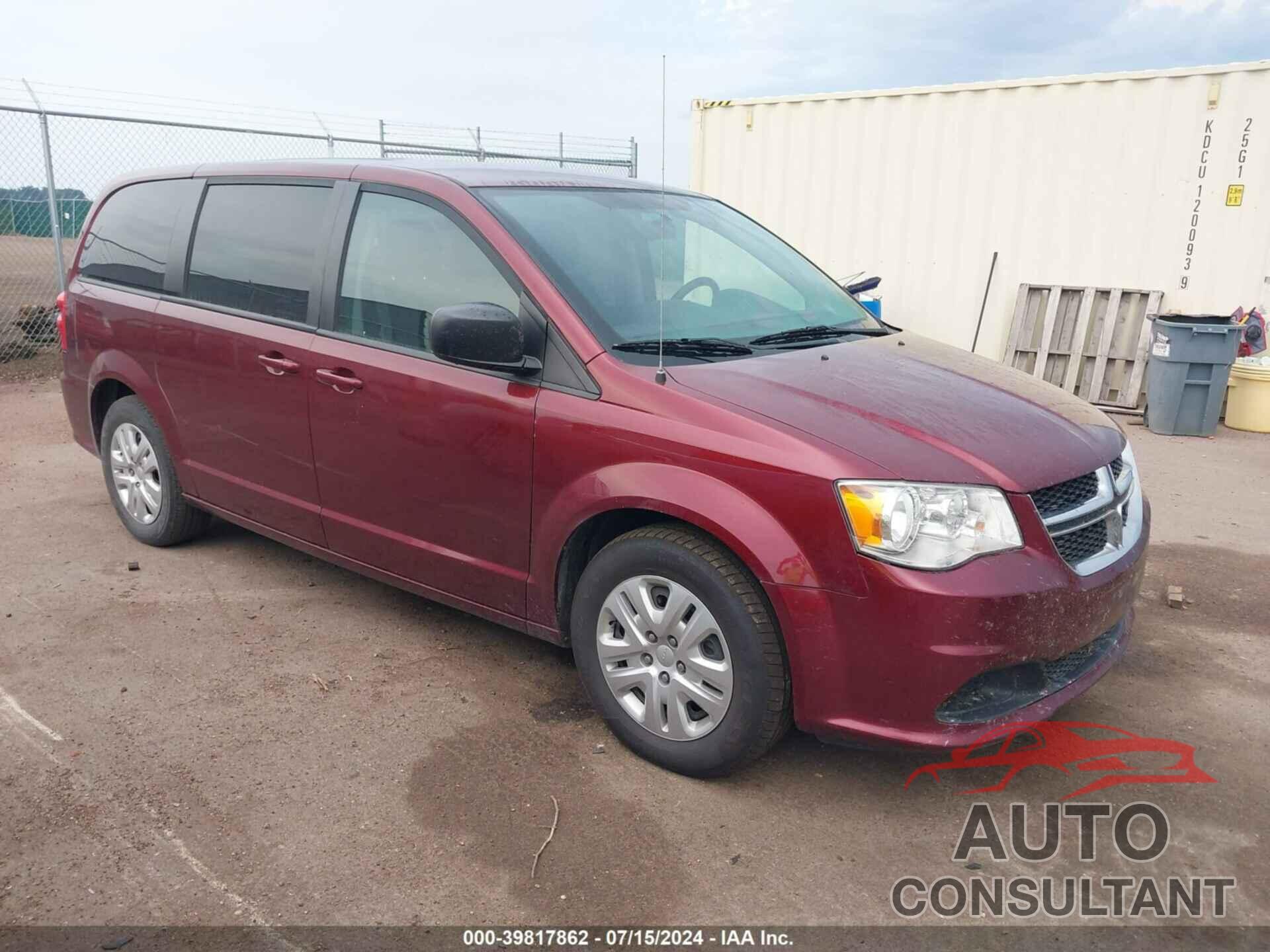 DODGE GRAND CARAVAN 2018 - 2C4RDGBG2JR253357