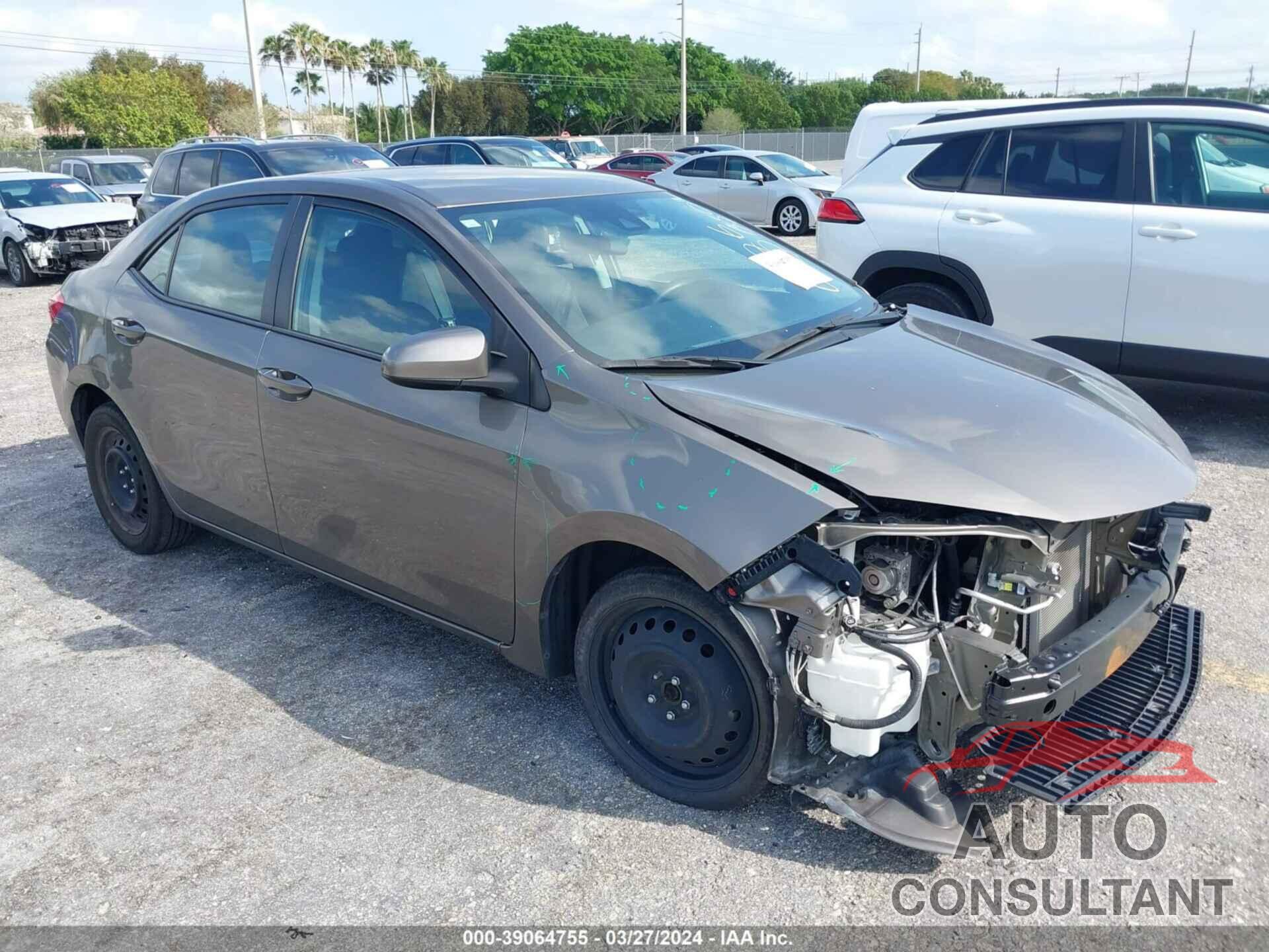 TOYOTA COROLLA 2019 - 5YFBURHE4KP880226
