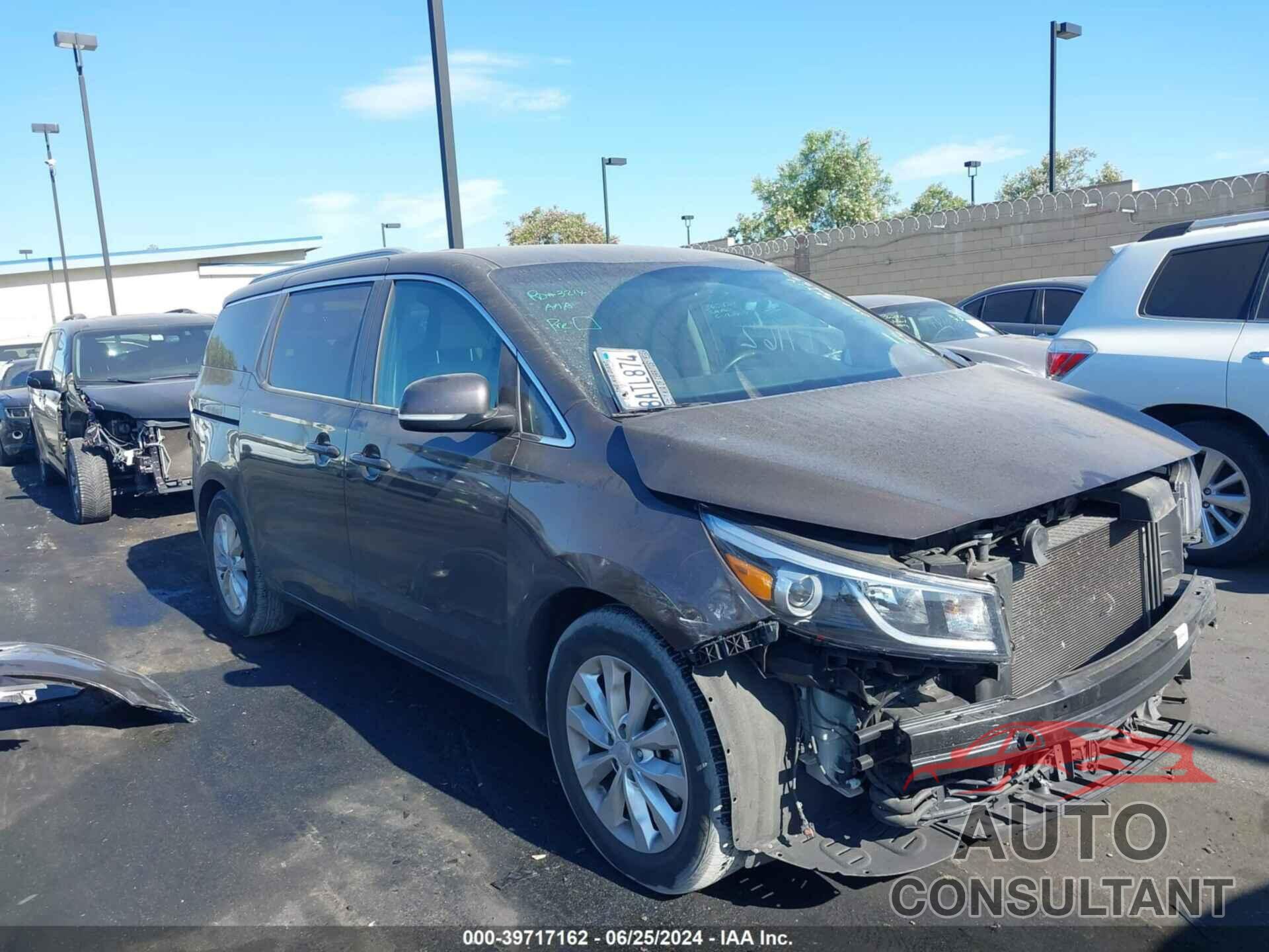 KIA SEDONA 2017 - KNDMC5C15H6264446