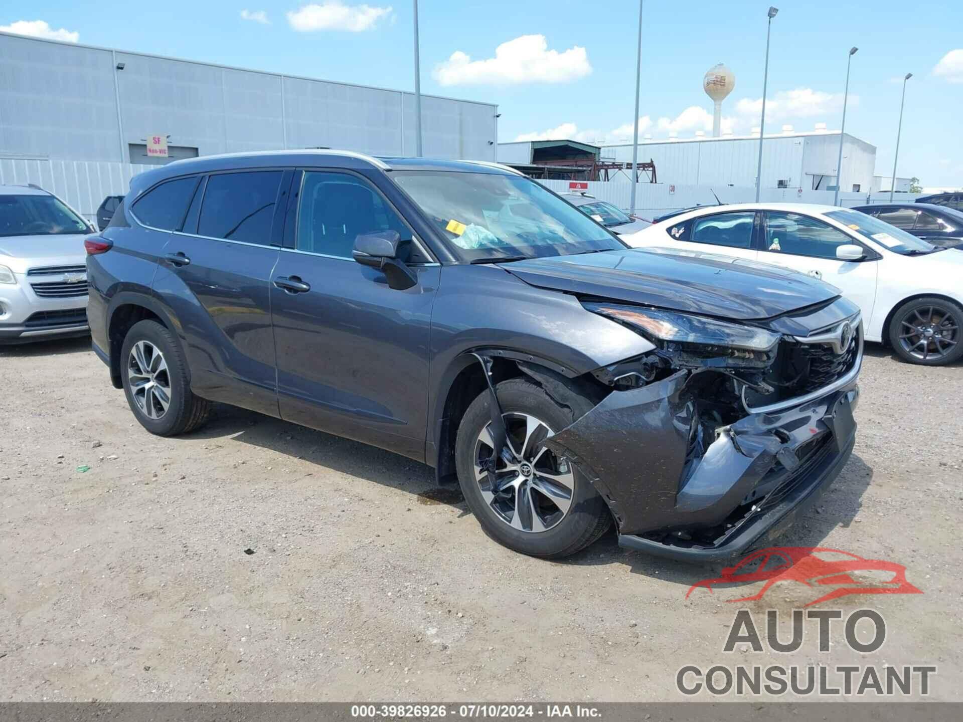 TOYOTA HIGHLANDER 2022 - 5TDGZRBH4NS178686