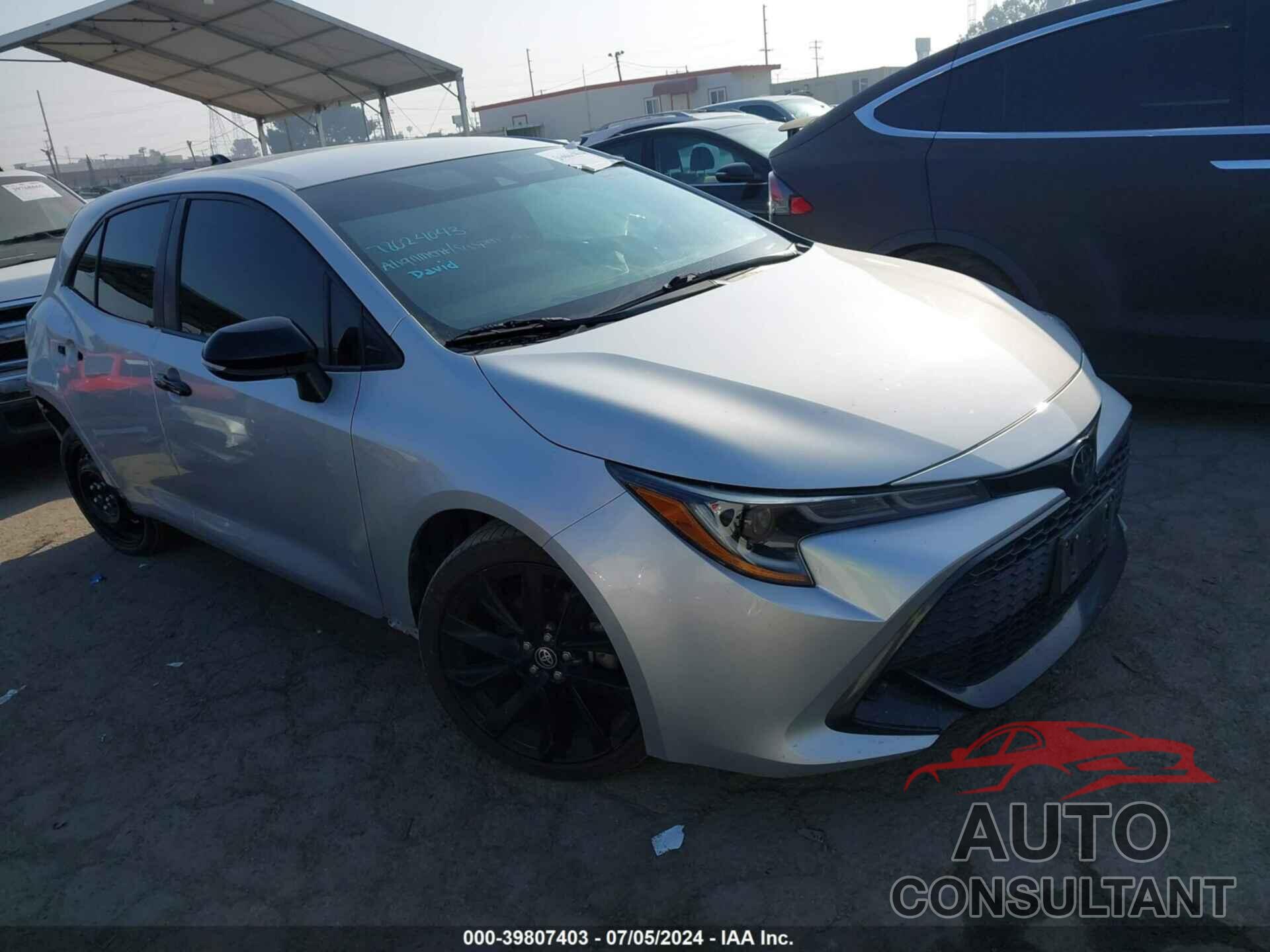 TOYOTA COROLLA 2021 - JTND4MBE1M3106463
