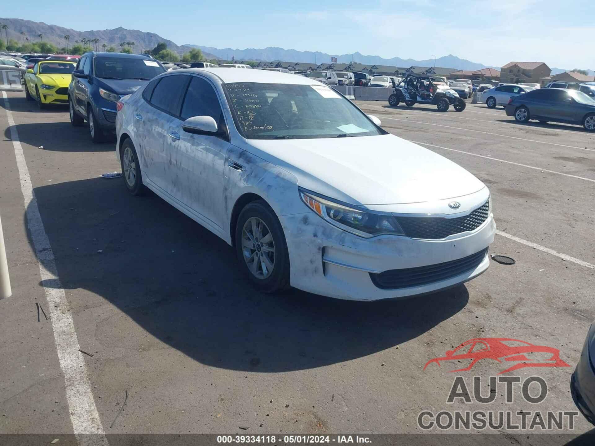 KIA OPTIMA 2018 - 5XXGT4L36JG199168