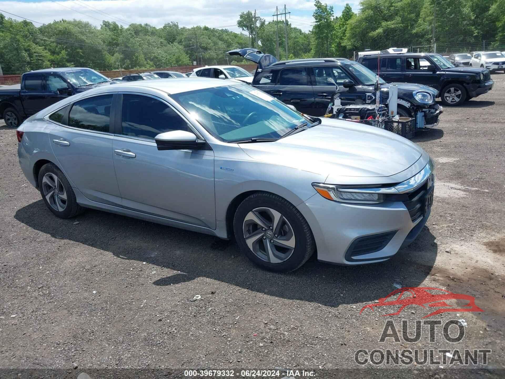 HONDA INSIGHT 2019 - 19XZE4F52KE009392