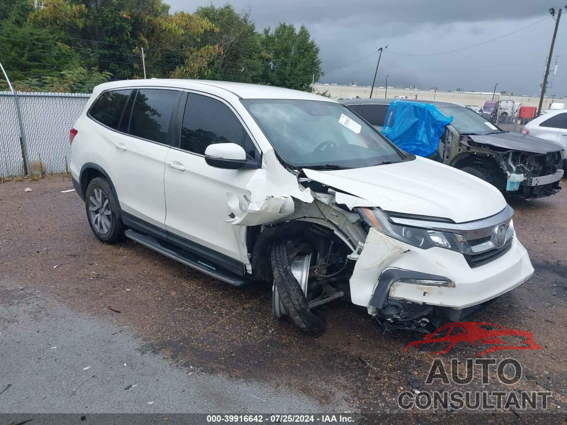 HONDA PILOT 2019 - 5FNYF5H3XKB006096