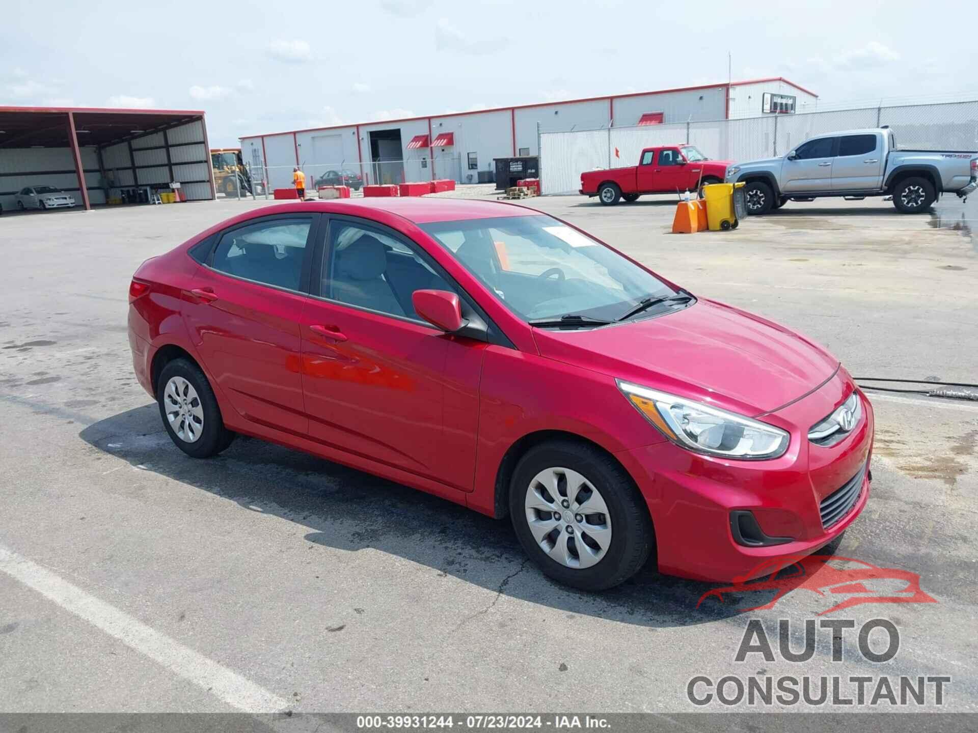 HYUNDAI ACCENT 2016 - KMHCT4AE5GU074227