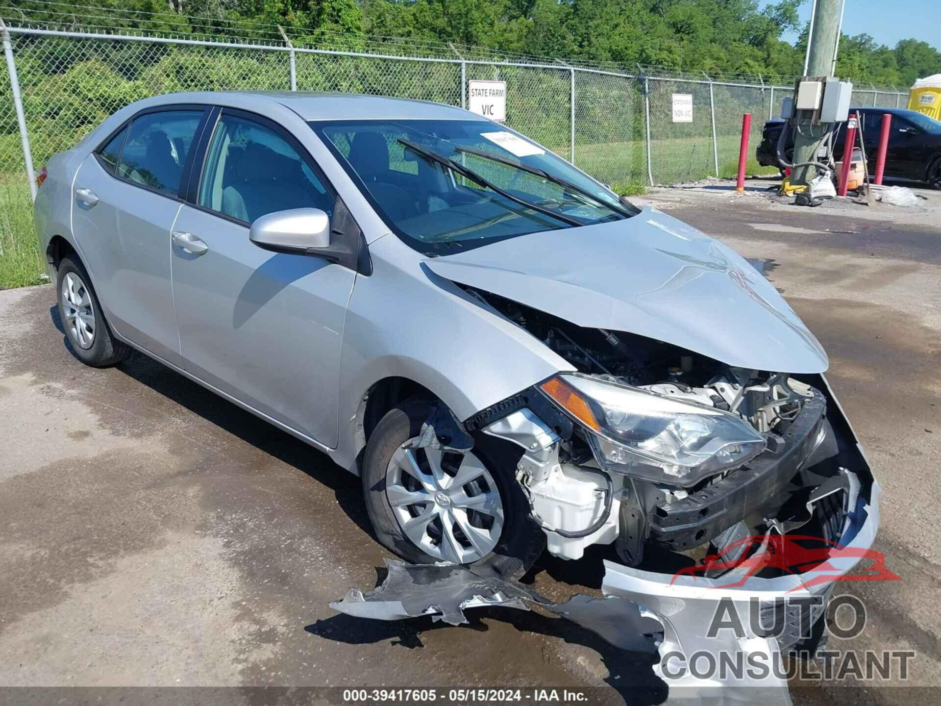 TOYOTA COROLLA 2016 - 5YFBURHE4GP509574