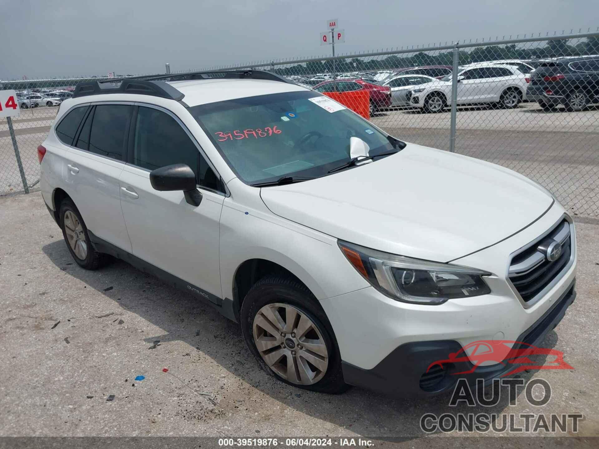 SUBARU OUTBACK 2019 - 4S4BSABC4K3260379