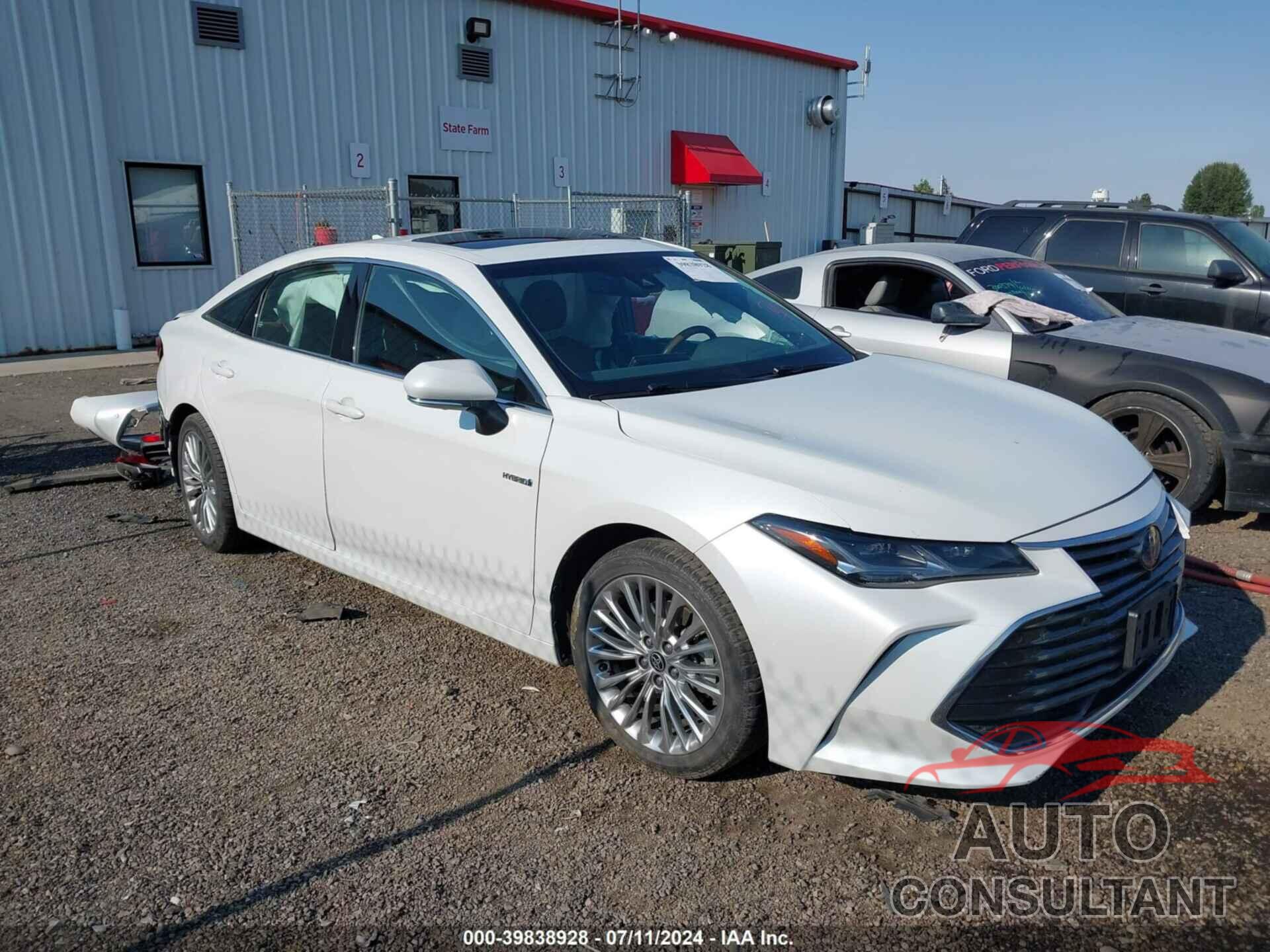 TOYOTA AVALON HYBRID 2020 - 4T1D21FB1LU017957