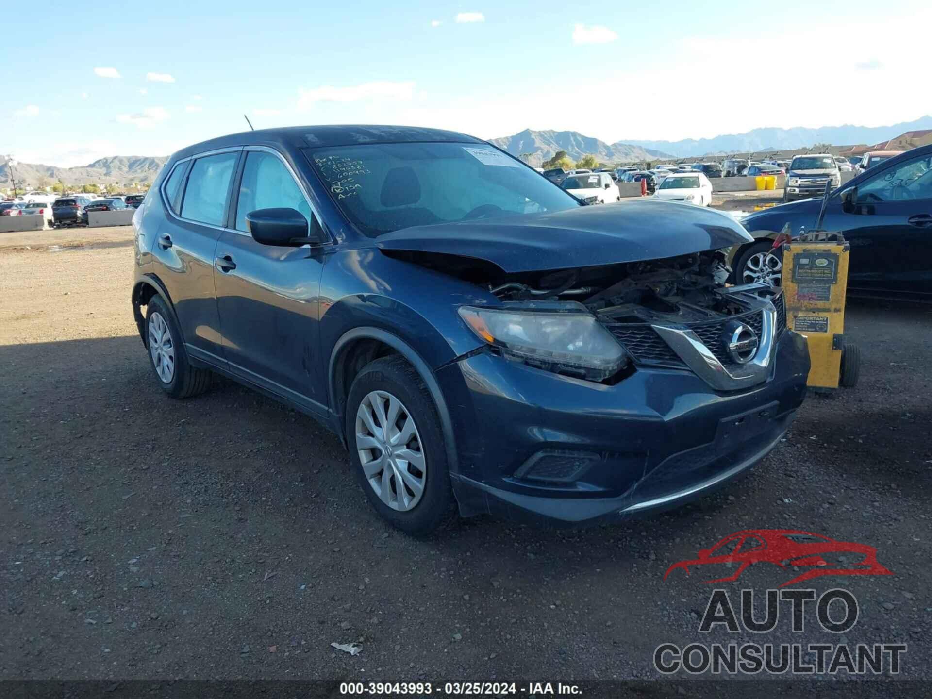 NISSAN ROGUE 2016 - KNMAT2MT3GP600993