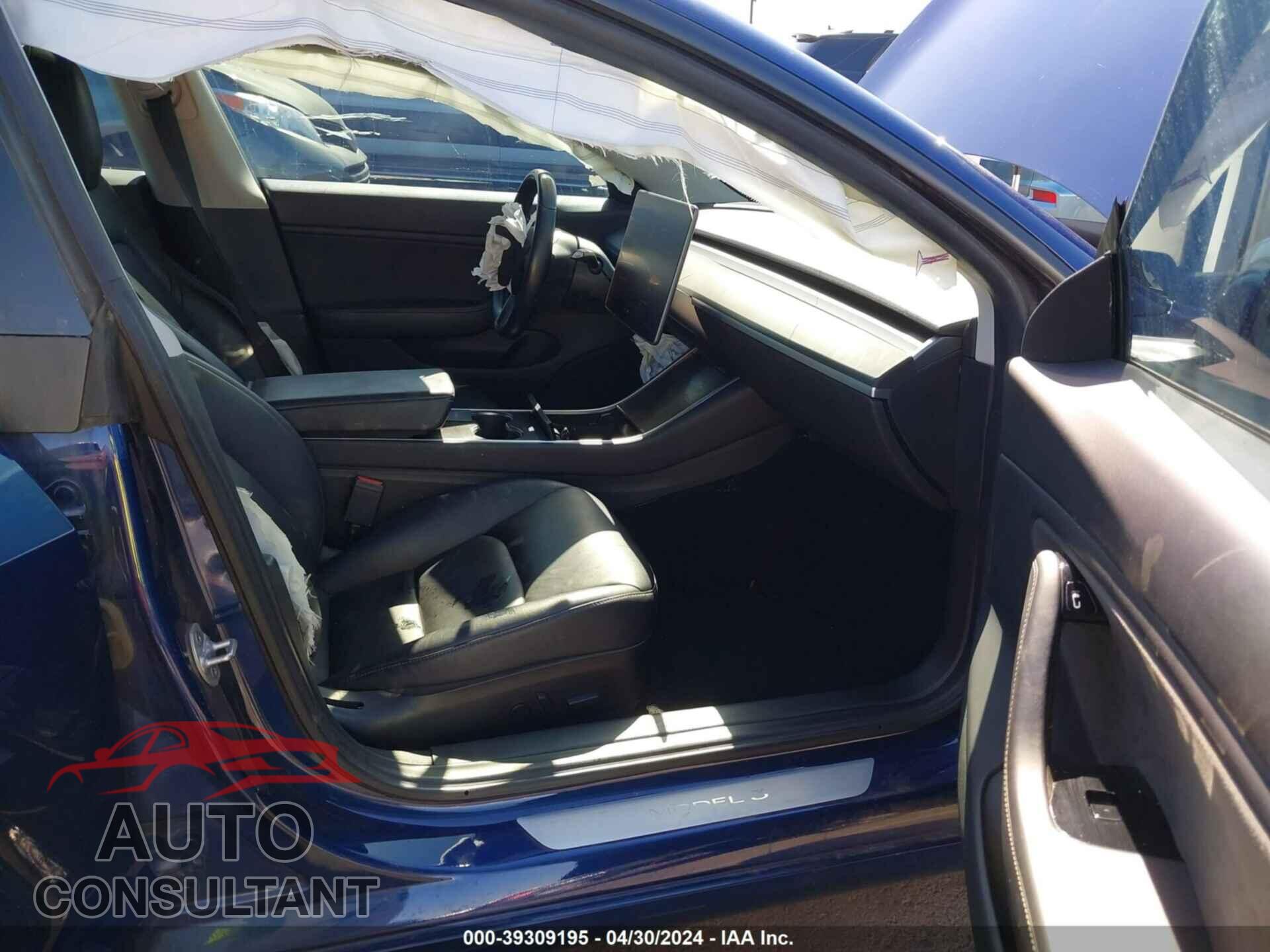 TESLA MODEL 3 2019 - 5YJ3E1EA6KF309000