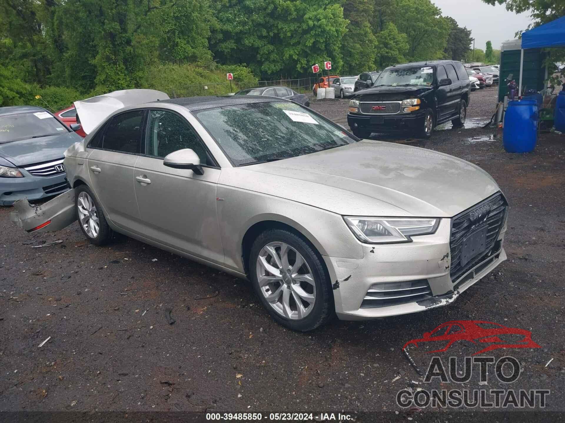 AUDI A4 2017 - WAUGNAF40HN051445