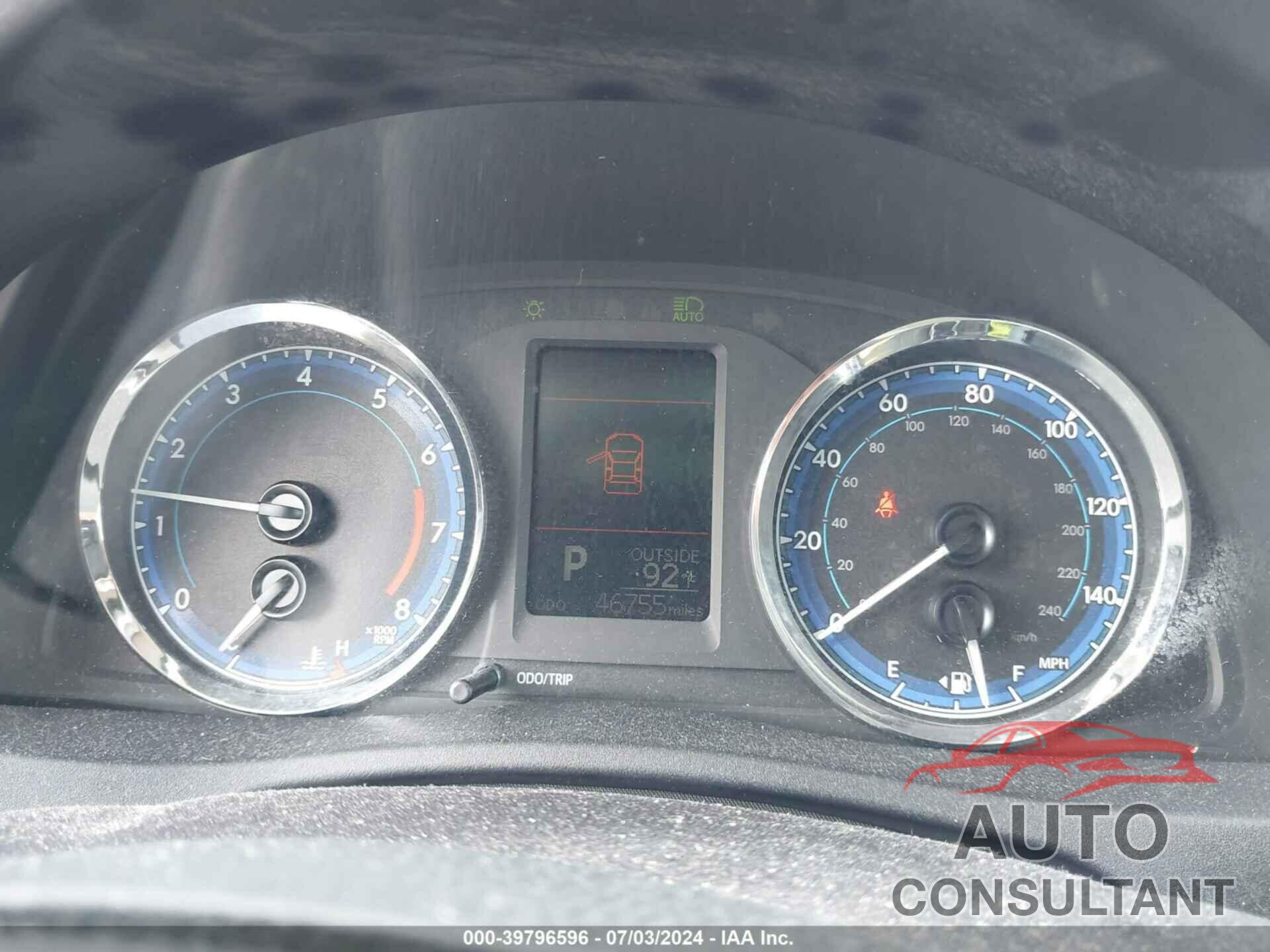 TOYOTA COROLLA 2019 - 2T1BURHEXKC210891
