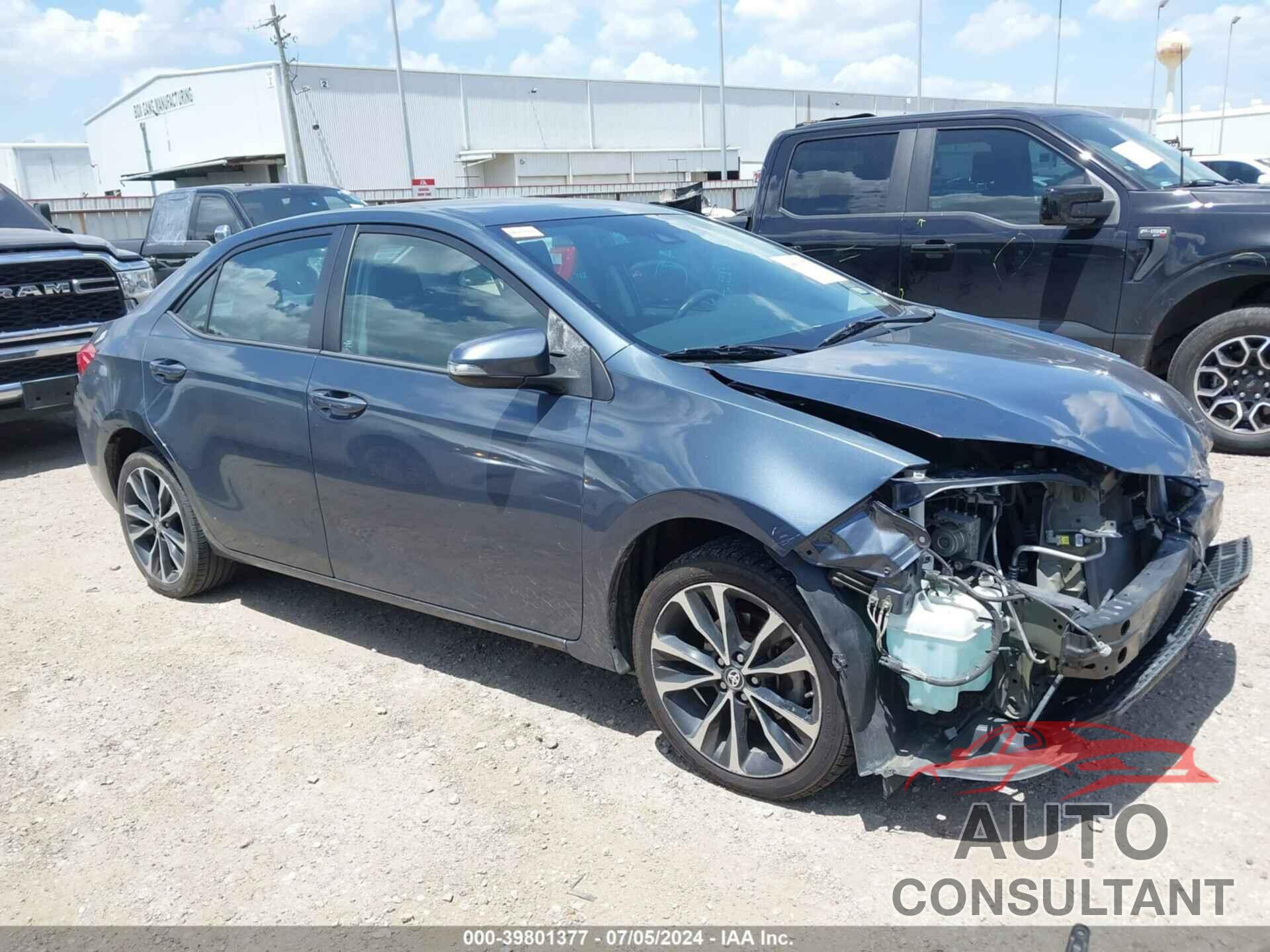 TOYOTA COROLLA 2017 - 5YFBURHE4HP689141