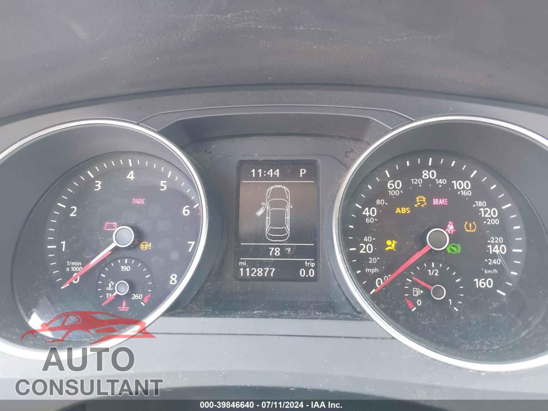 VOLKSWAGEN JETTA 2017 - 3VWDB7AJ3HM374135
