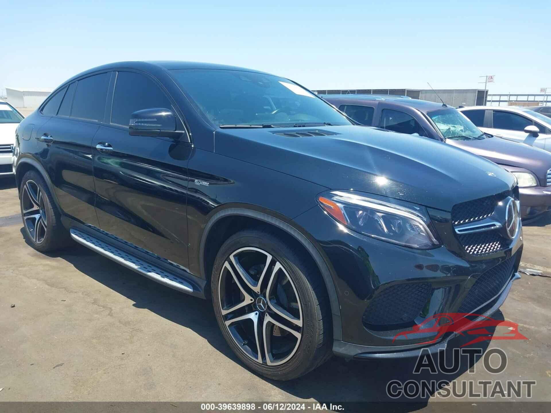 MERCEDES-BENZ AMG GLE 43 COUPE 2019 - 4JGED6EB0KA137861