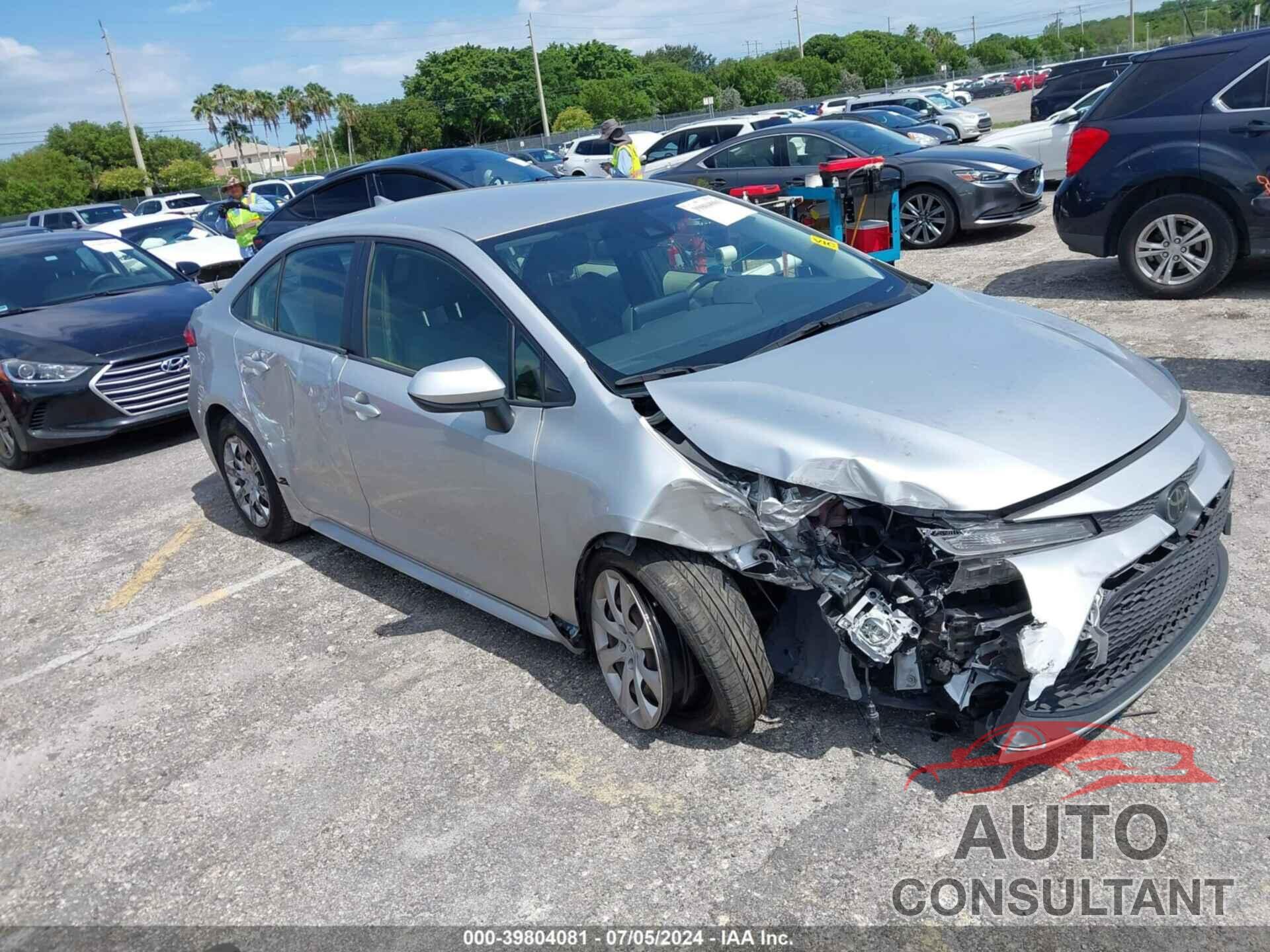 TOYOTA COROLLA 2020 - JTDEPRAE8LJ100457