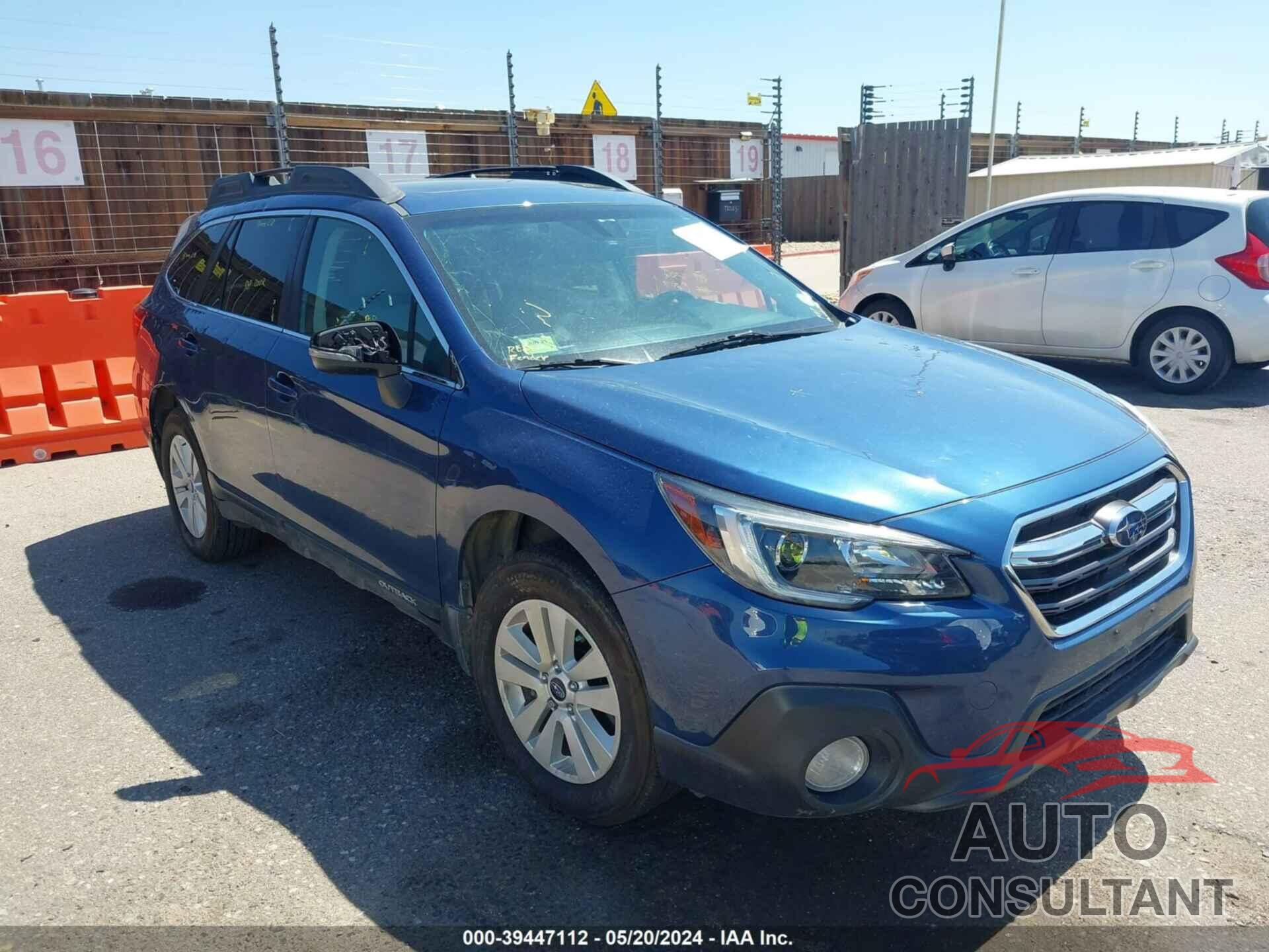 SUBARU OUTBACK 2019 - 4S4BSAHC9K3200444