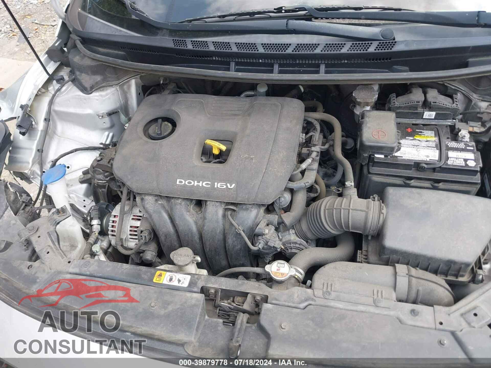 KIA FORTE 2017 - 3KPFL4A78HE066979