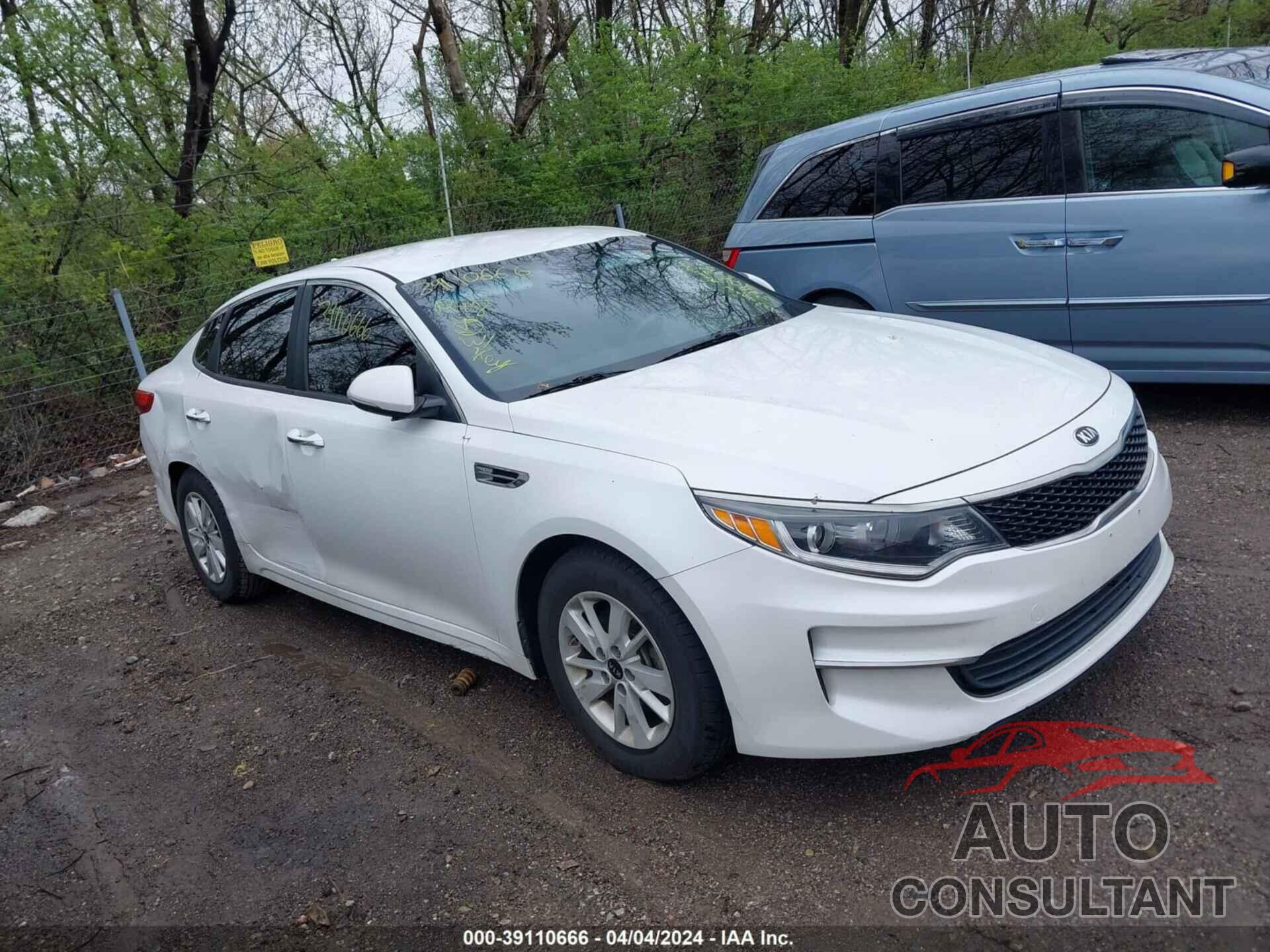 KIA OPTIMA 2016 - KNAGT4L34G5076043