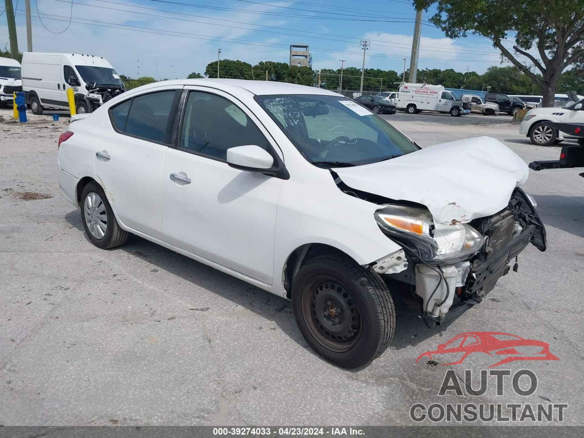 NISSAN VERSA 2017 - 3N1CN7AP9HK438557