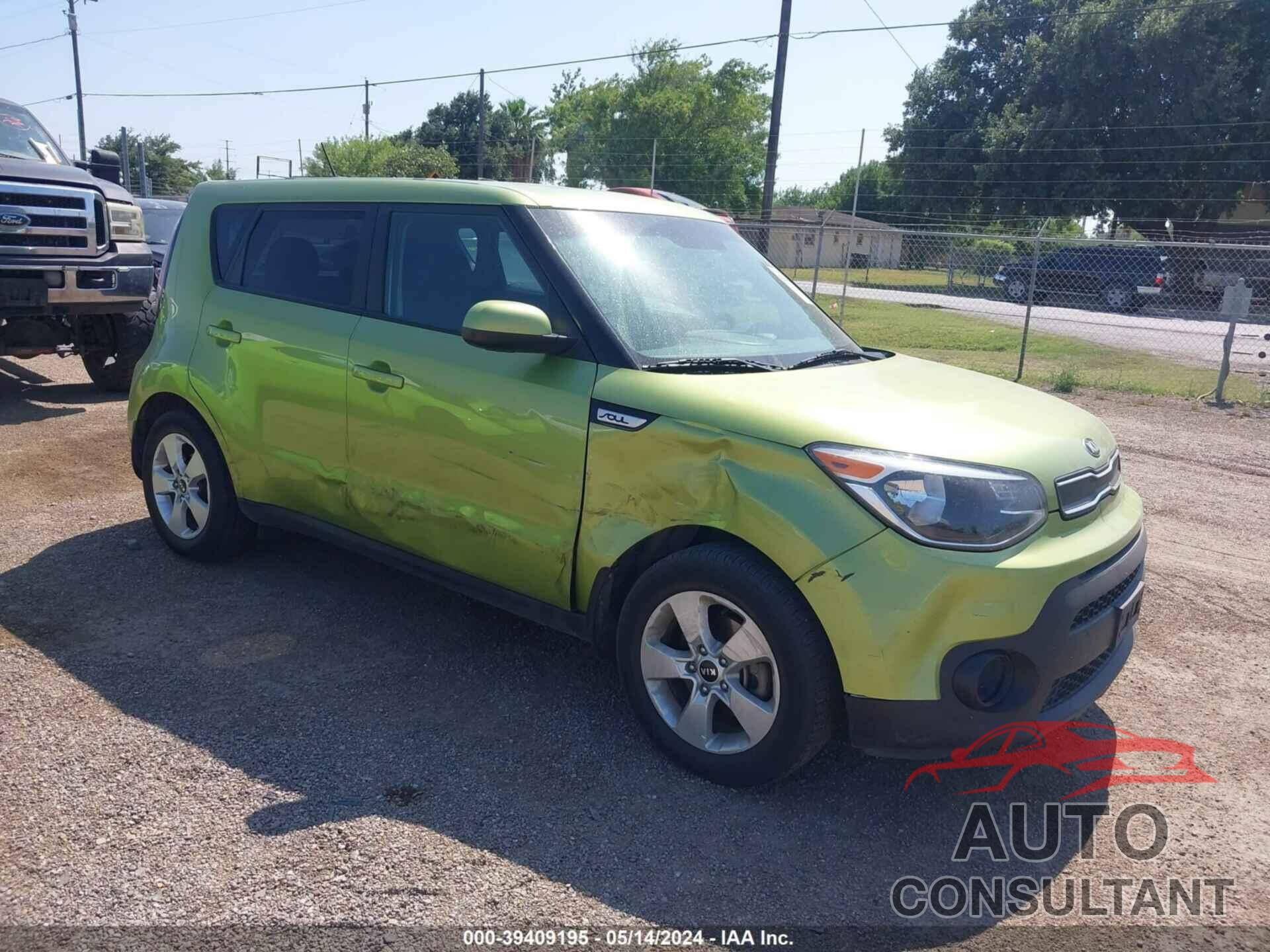 KIA SOUL 2018 - KNDJN2A20J7894110