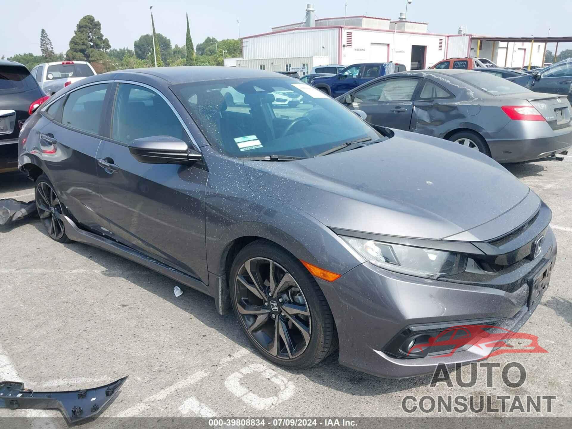 HONDA CIVIC 2019 - 2HGFC2F80KH561440