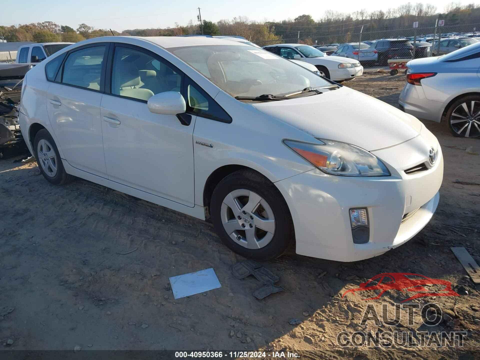 TOYOTA PRIUS 2010 - JTDKN3DU4A0091638