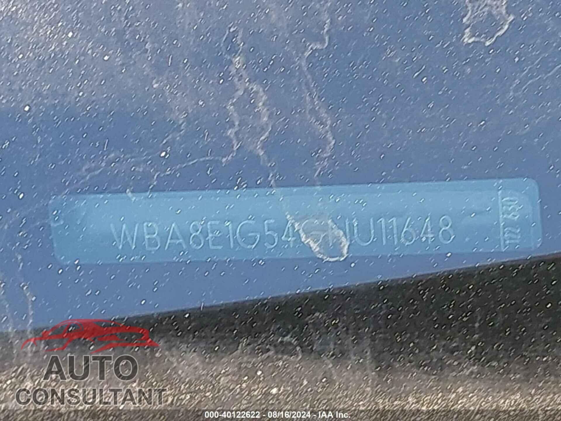 BMW 320I 2016 - WBA8E1G54GNU11648