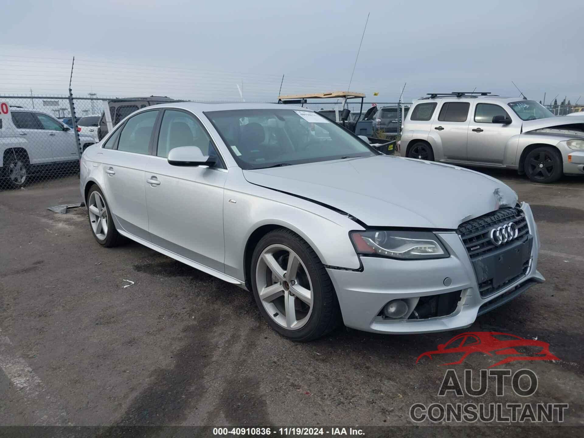 AUDI A4 2012 - WAUFFAFL1CN016180