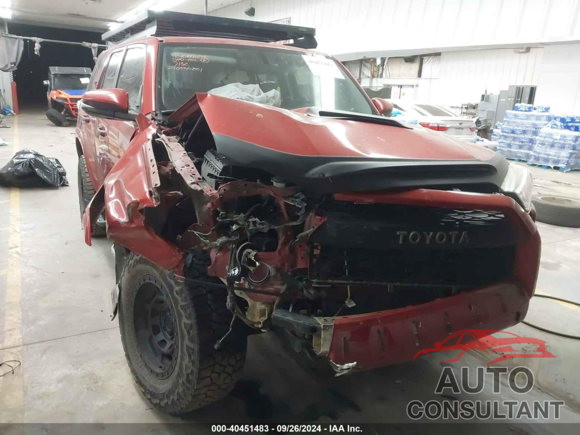 TOYOTA 4RUNNER 2019 - JTEBU5JR0K5727132