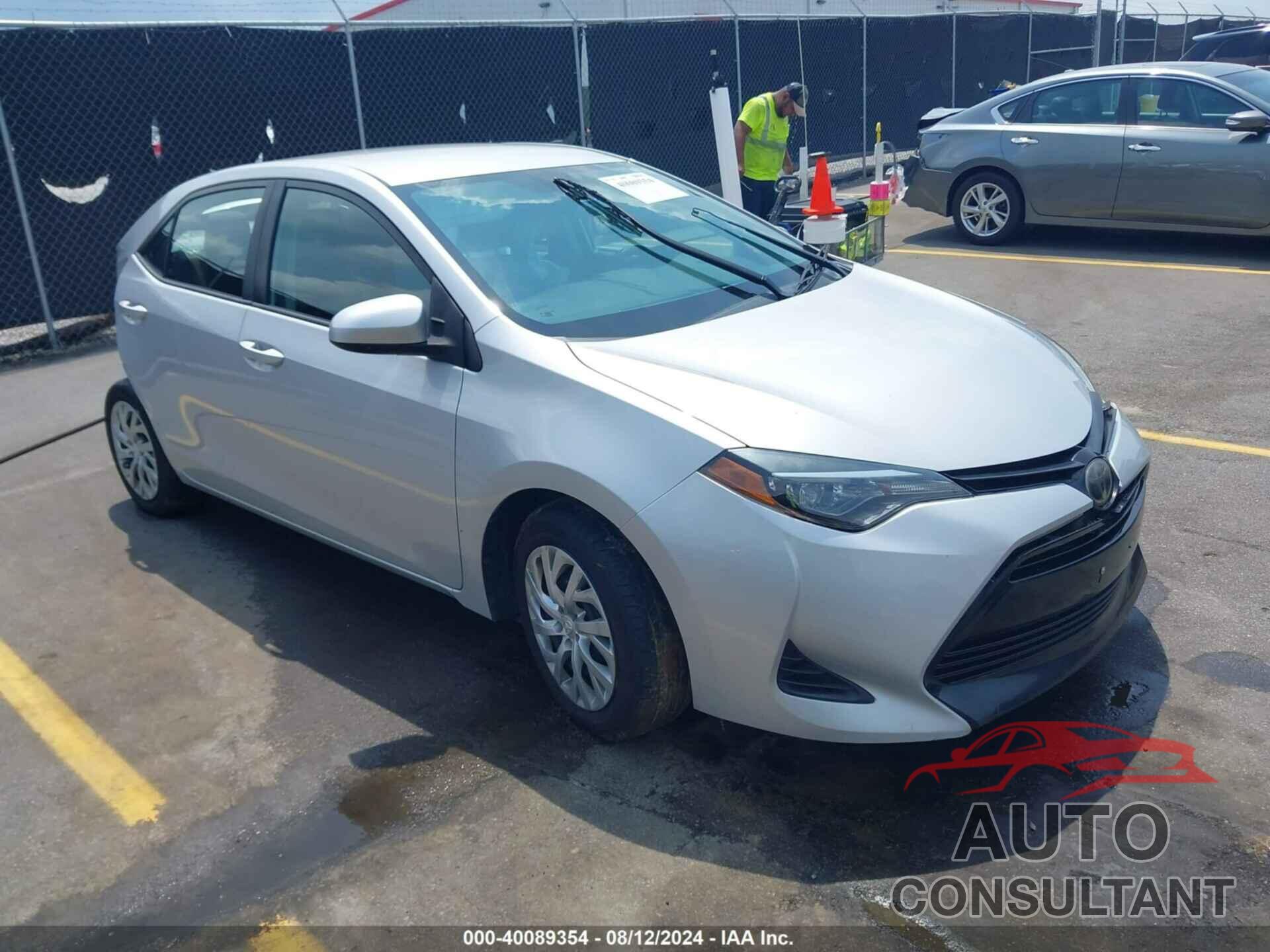 TOYOTA COROLLA 2019 - 2T1BURHE6KC196178