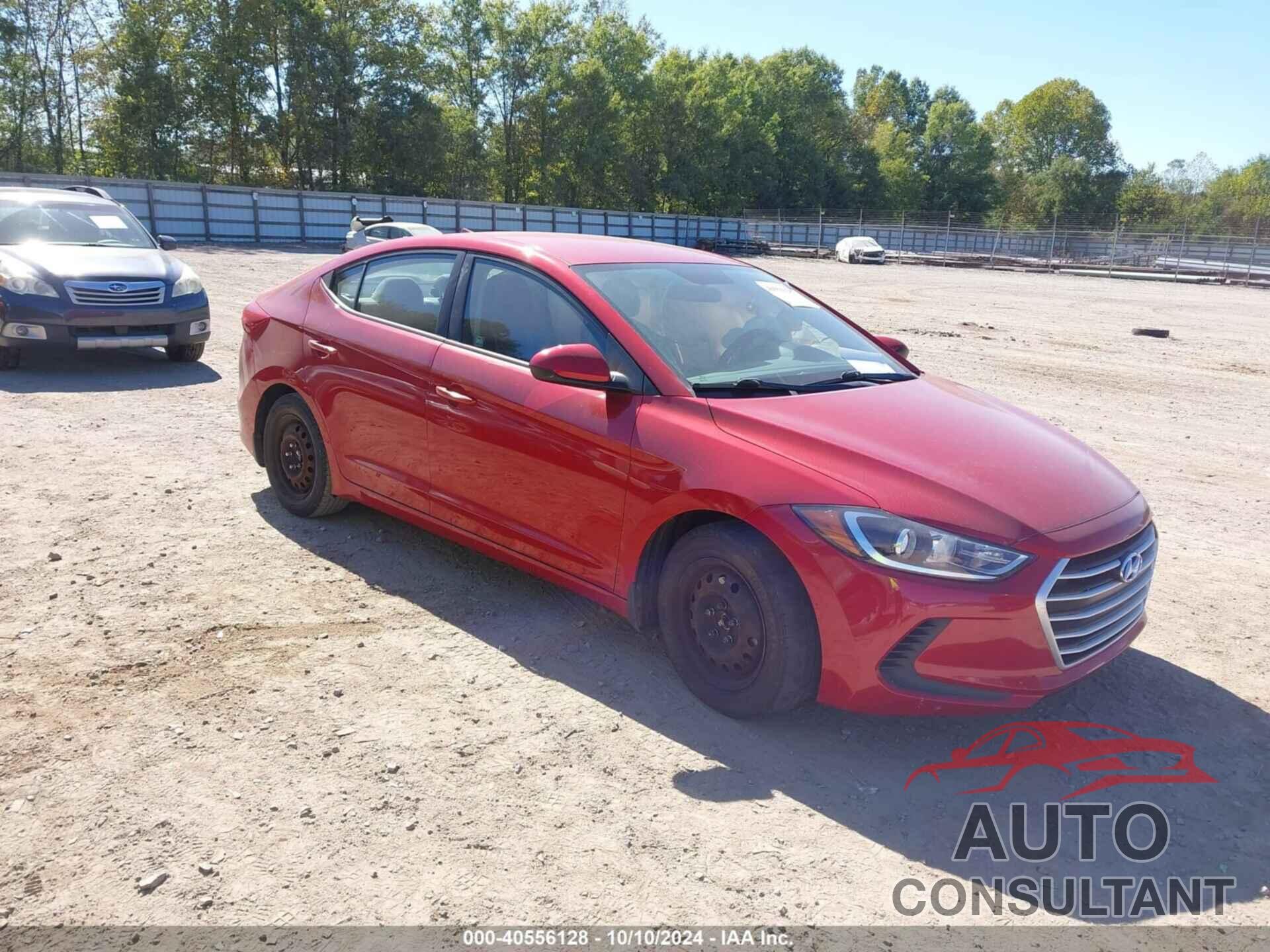 HYUNDAI ELANTRA 2017 - 5NPD84LFXHH006128