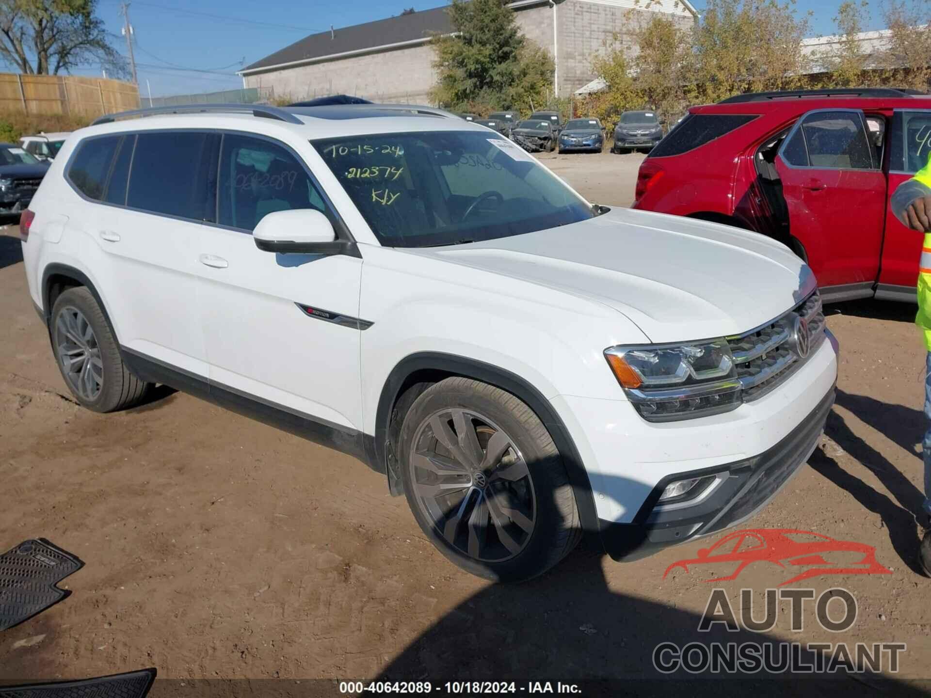 VOLKSWAGEN ATLAS 2019 - 1V2NR2CA8KC599483