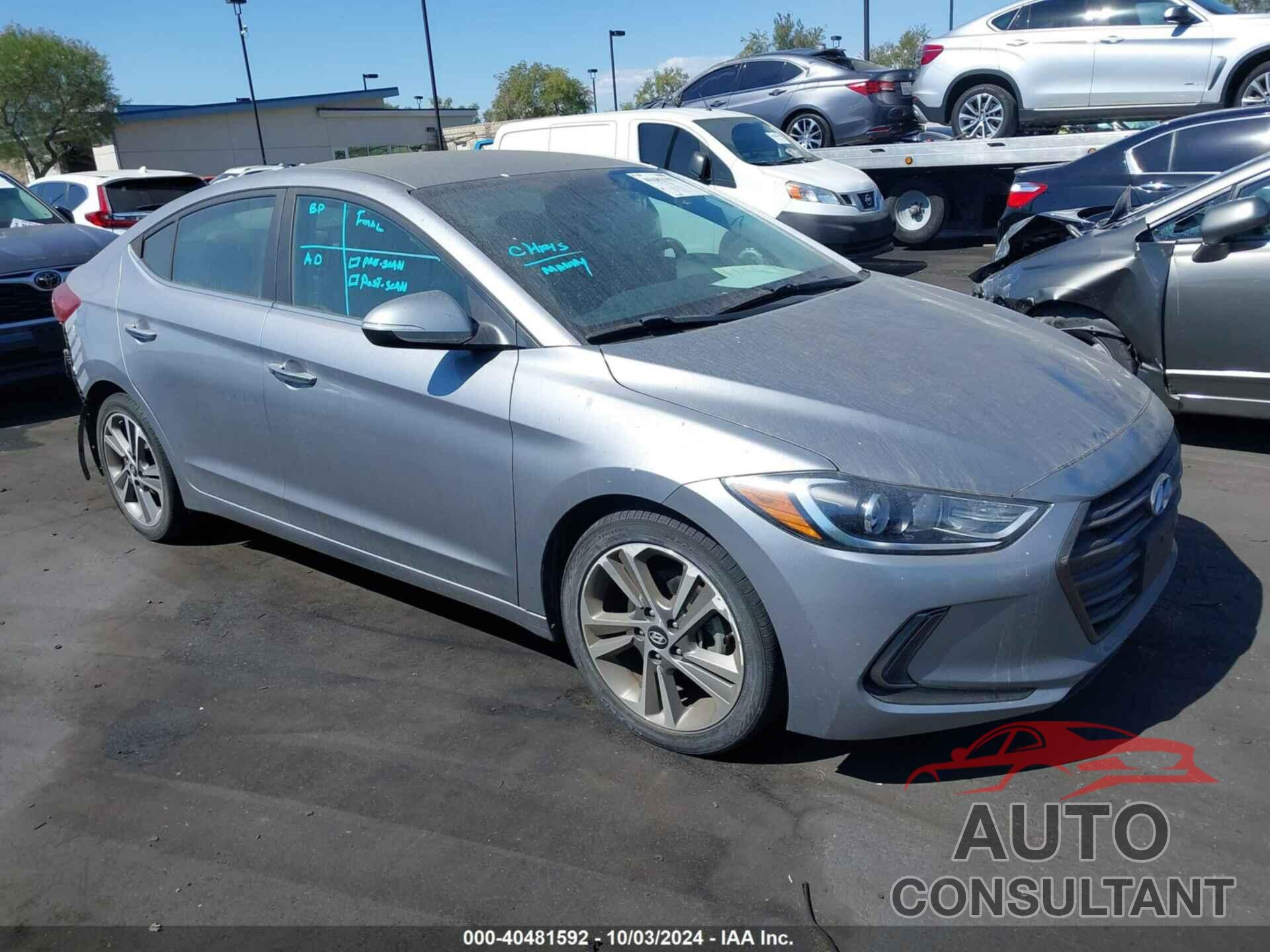 HYUNDAI ELANTRA 2017 - 5NPD84LF0HH044502