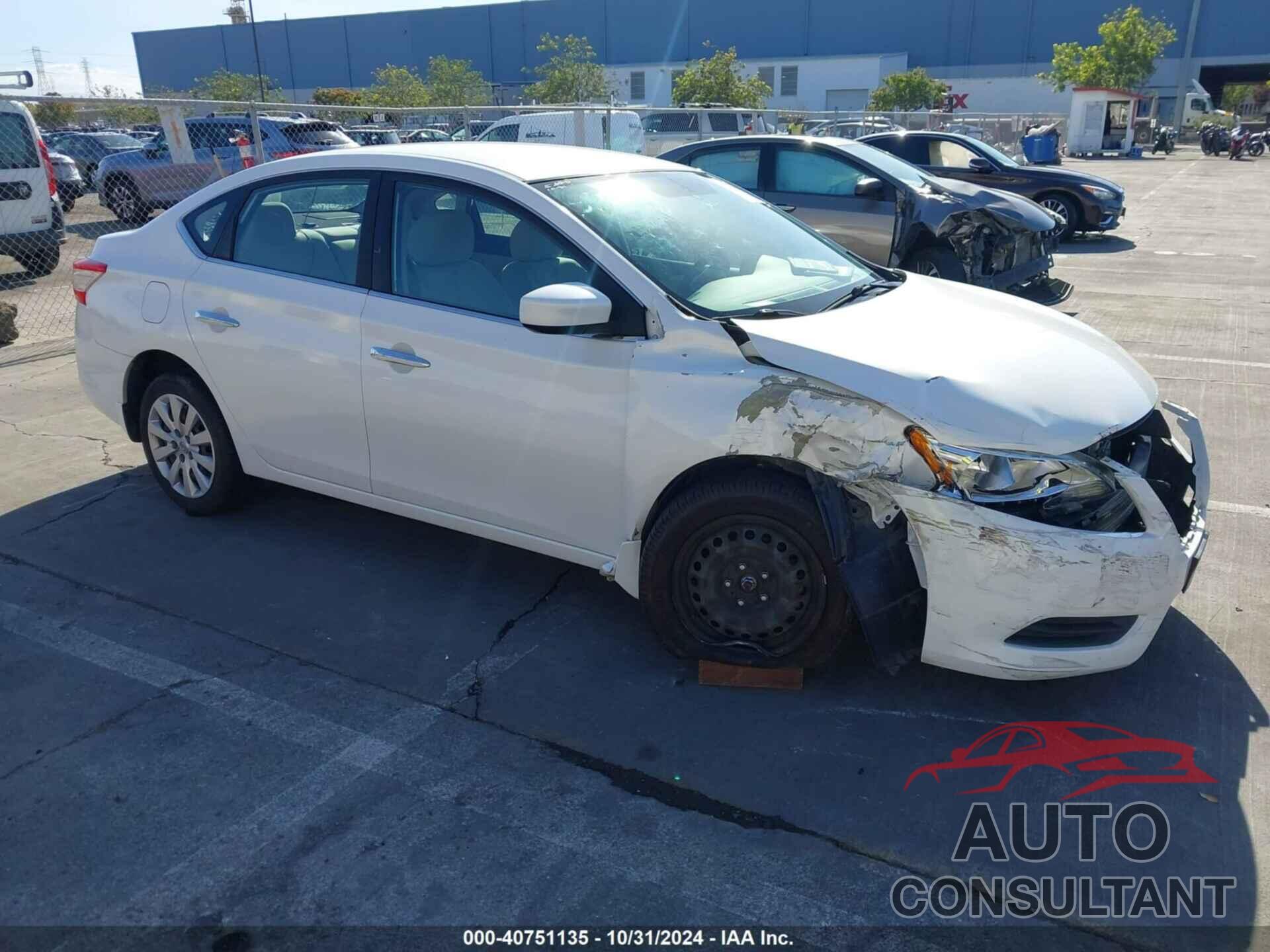 NISSAN SENTRA 2015 - 3N1AB7AP8FL696138