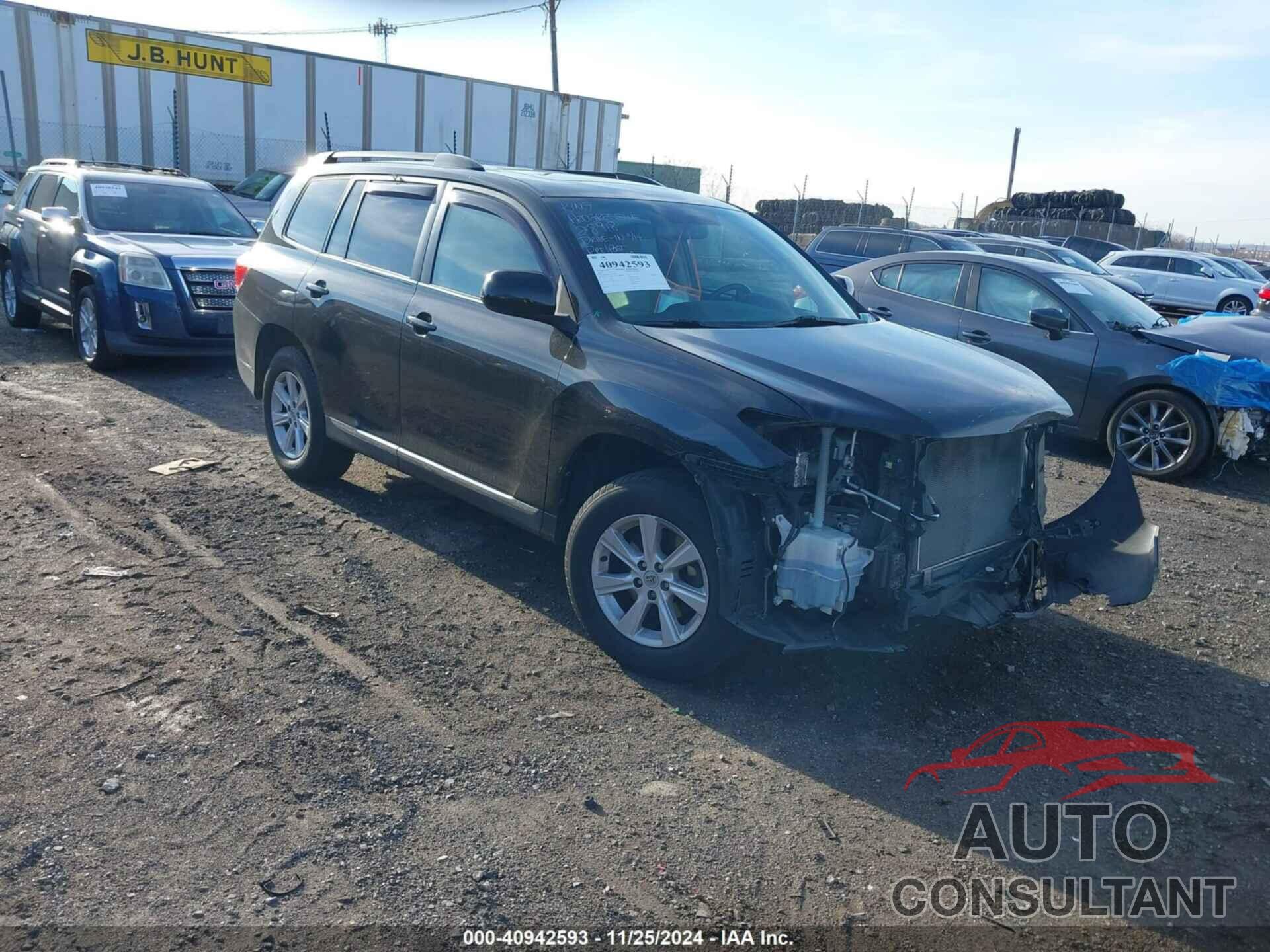 TOYOTA HIGHLANDER 2012 - 5TDBK3EH3CS097344